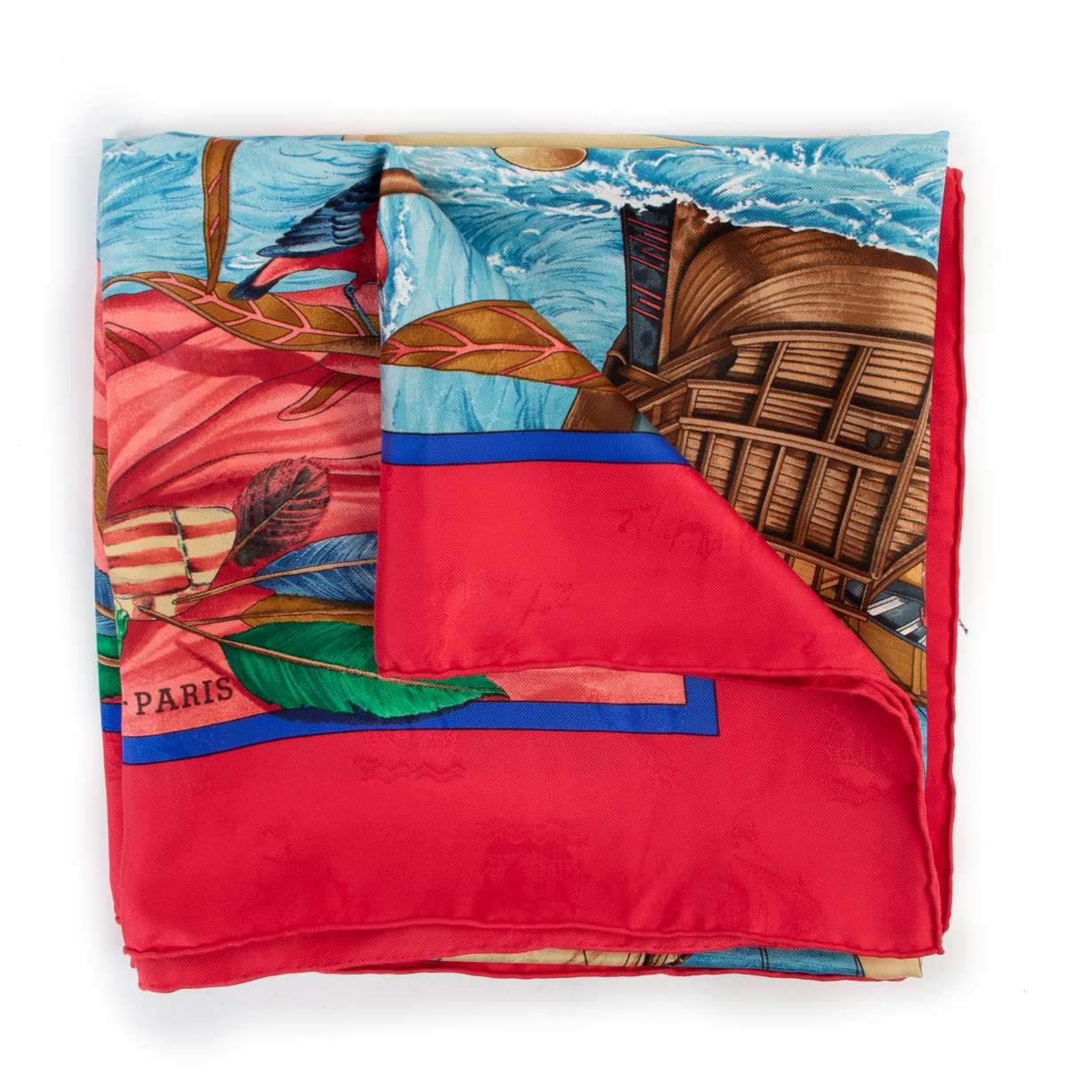 Hermès Christophe Colomb Découvre L'Amérique Carré Silk
