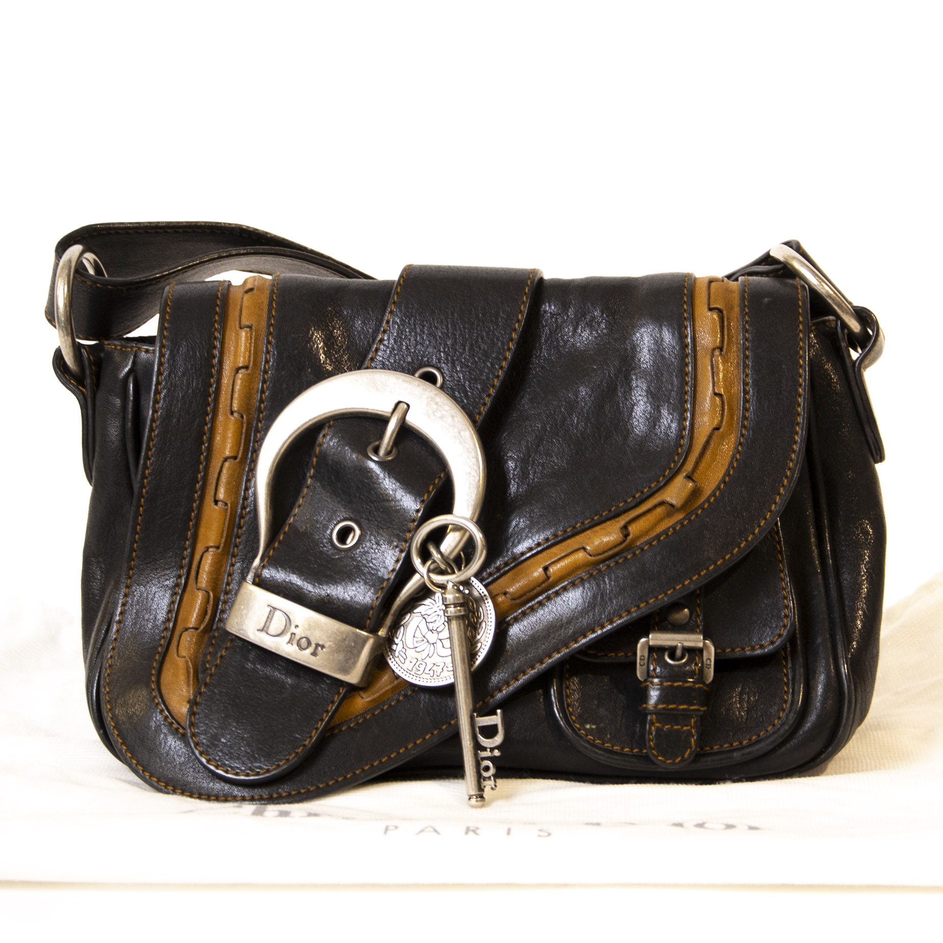 Dior Gaucho Mini Saddle Bag Labellov Buy and Sell Authentic Luxury