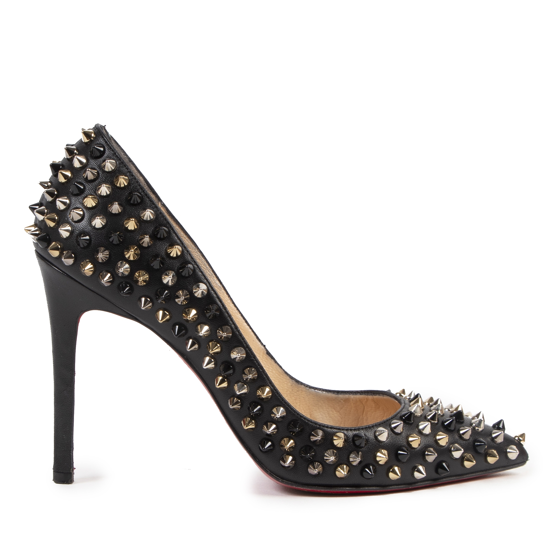 Pigalle best sale spiked louboutin