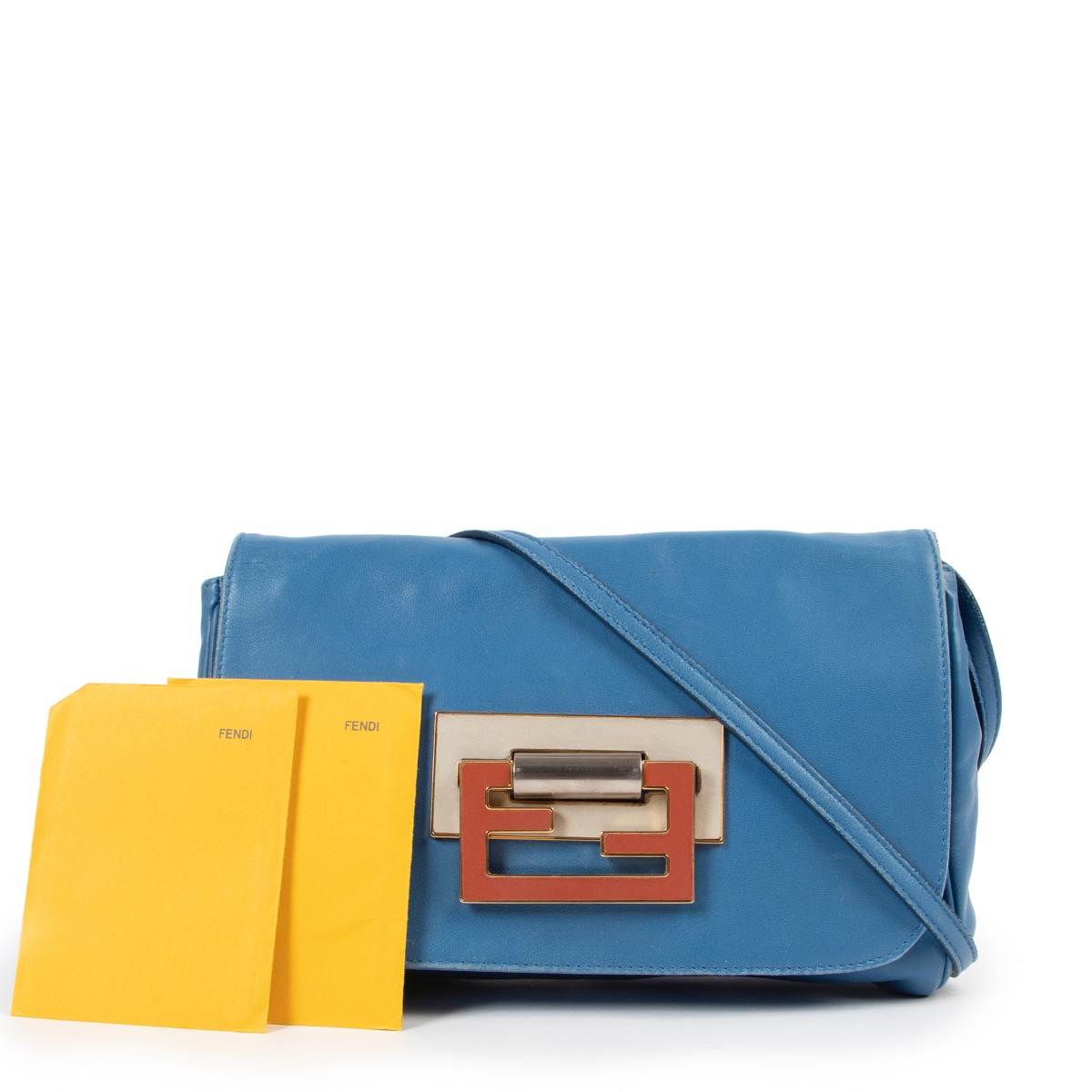 Fendi blue crossbody bag clearance