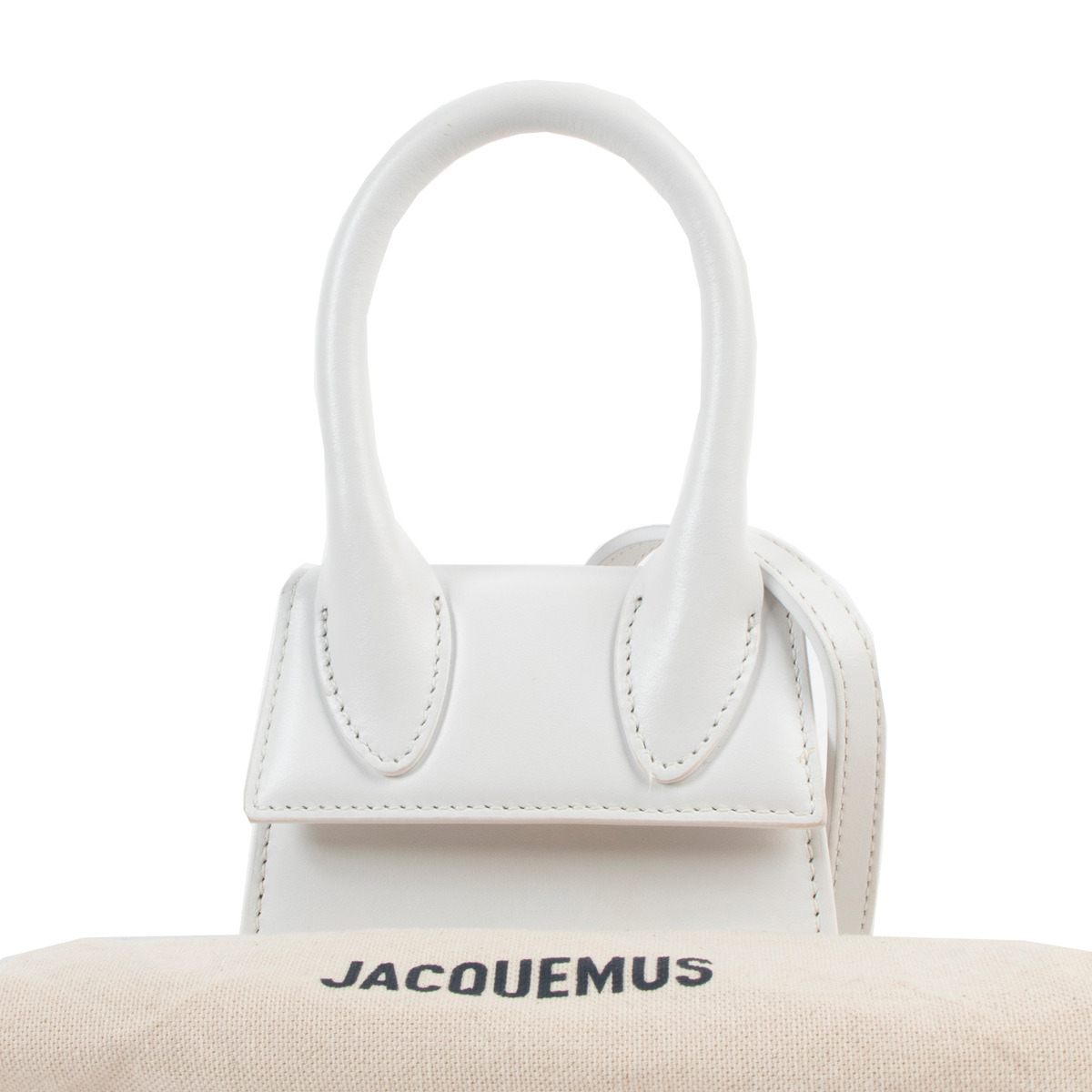 Jacquemus White Le Chiquito Mini Crossbody Bag ○ Labellov