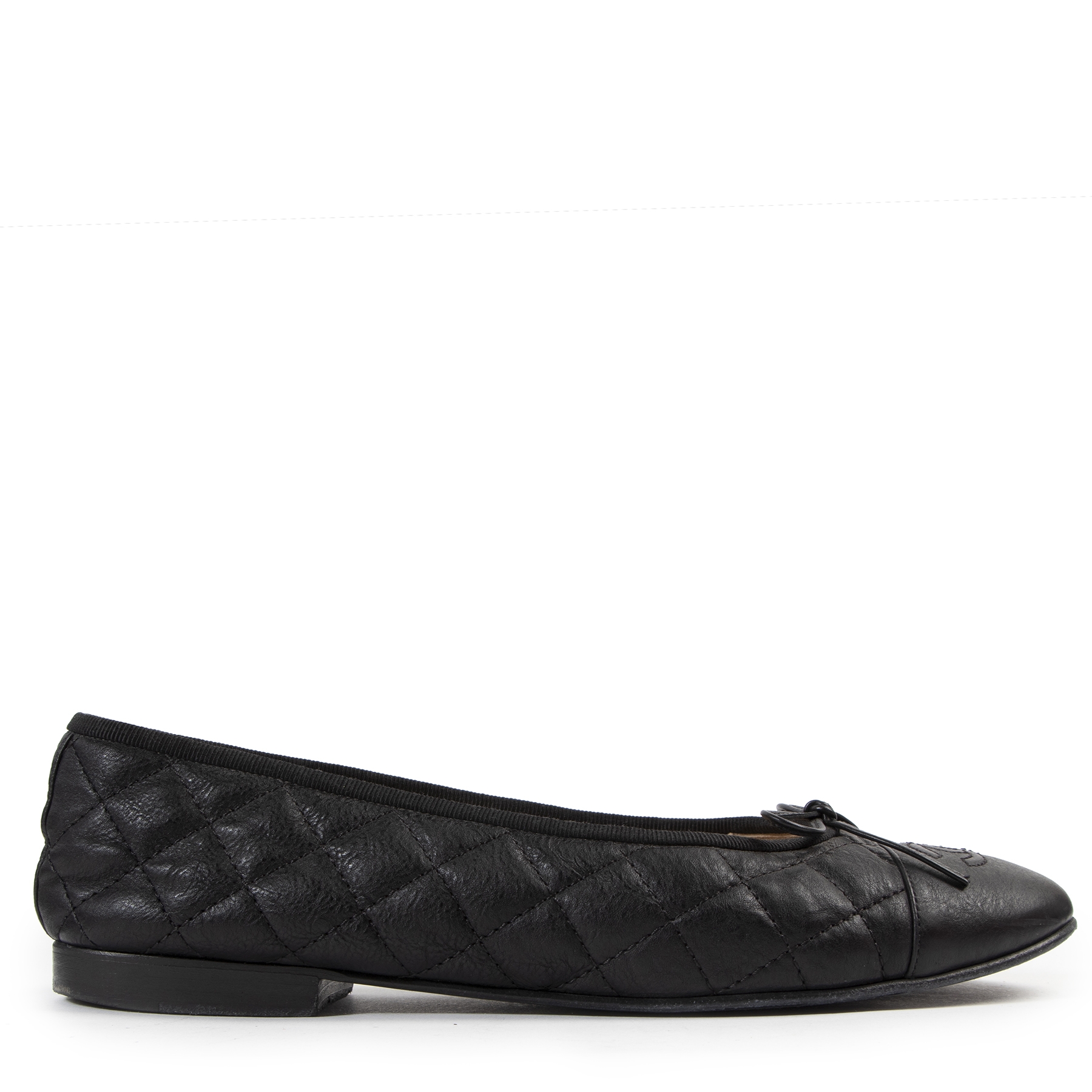 Chanel quilted flats shop
