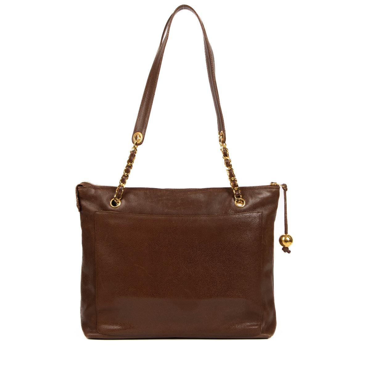 バッグ 739 vintage Chanel coco tote bag brown 739 vintage Chanel coco tote bag brown - メルカリ