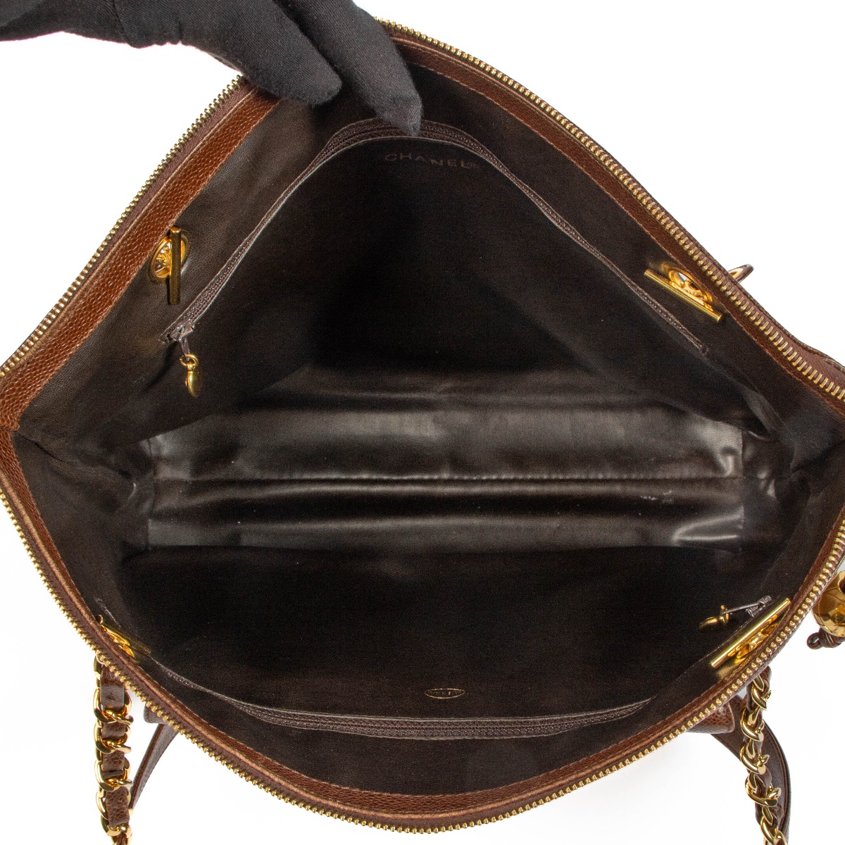 バッグ 739 vintage Chanel coco tote bag brown CHANEL Coco Mark Tote Bag Brown Vintage Used | eBay