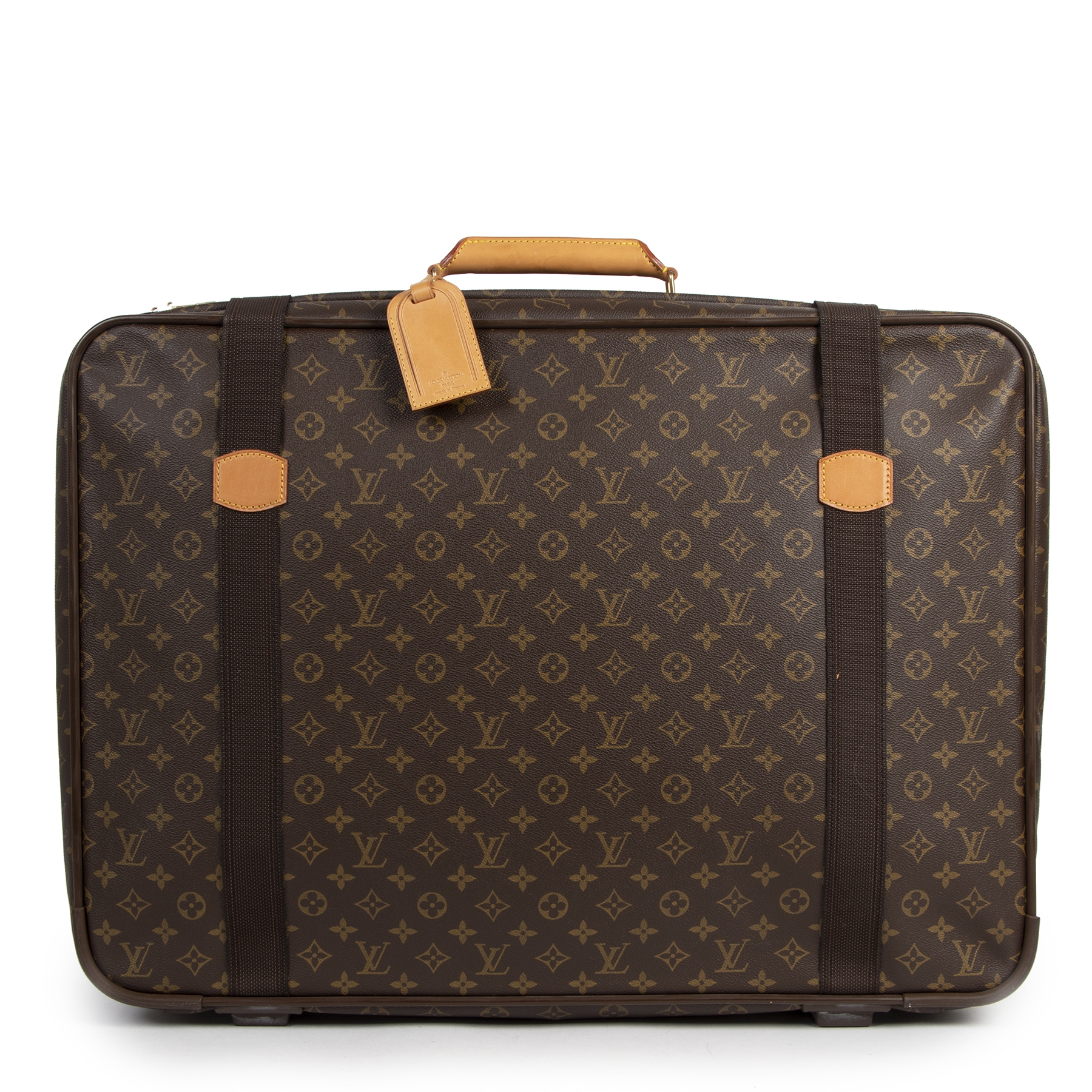 Louis Vuitton Monogram Bisten 70 Suitcase W/ keys & authenticated  Certificate