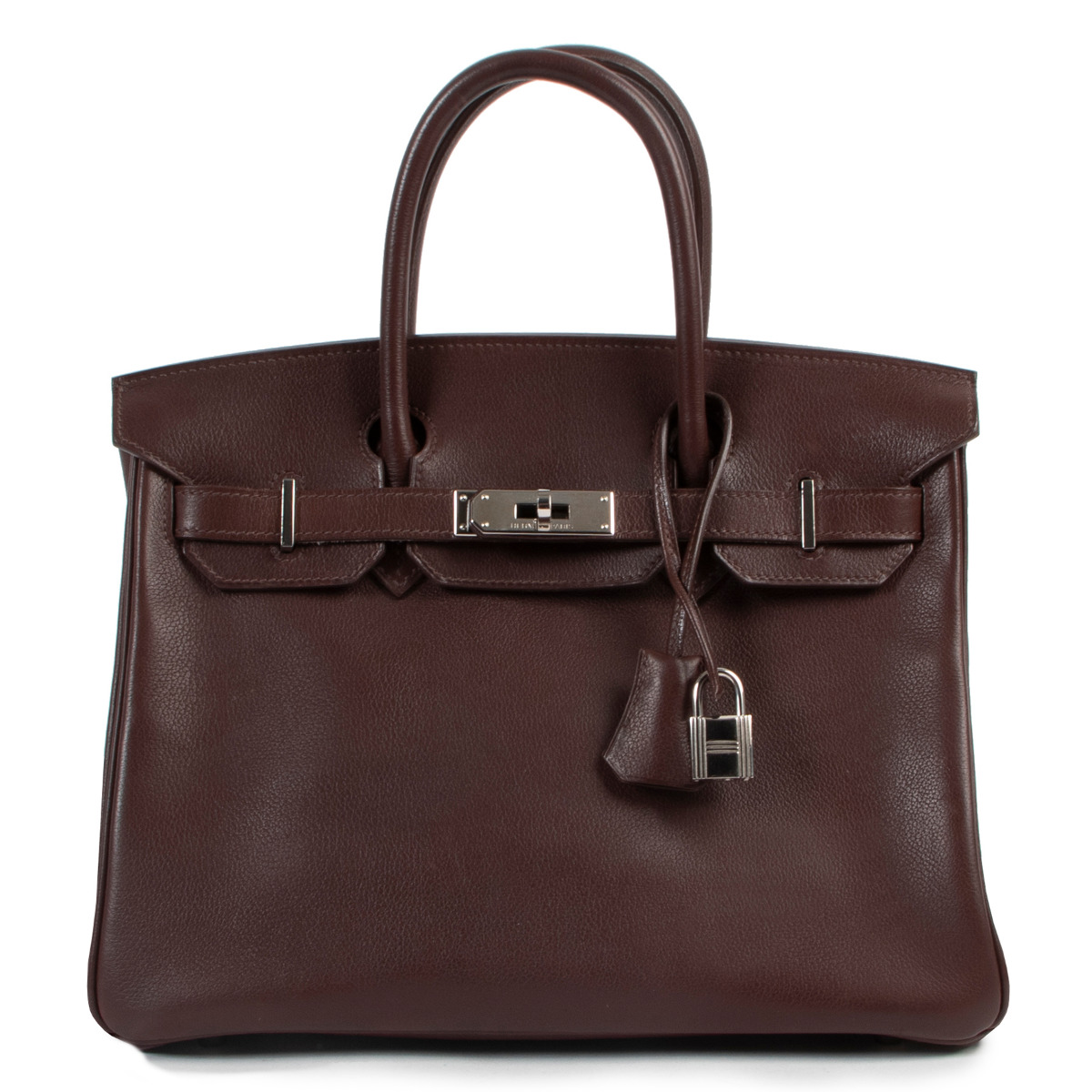 Hermès Birkin 30 Havane Evergrain PHW ○ Labellov ○ Buy and Sell