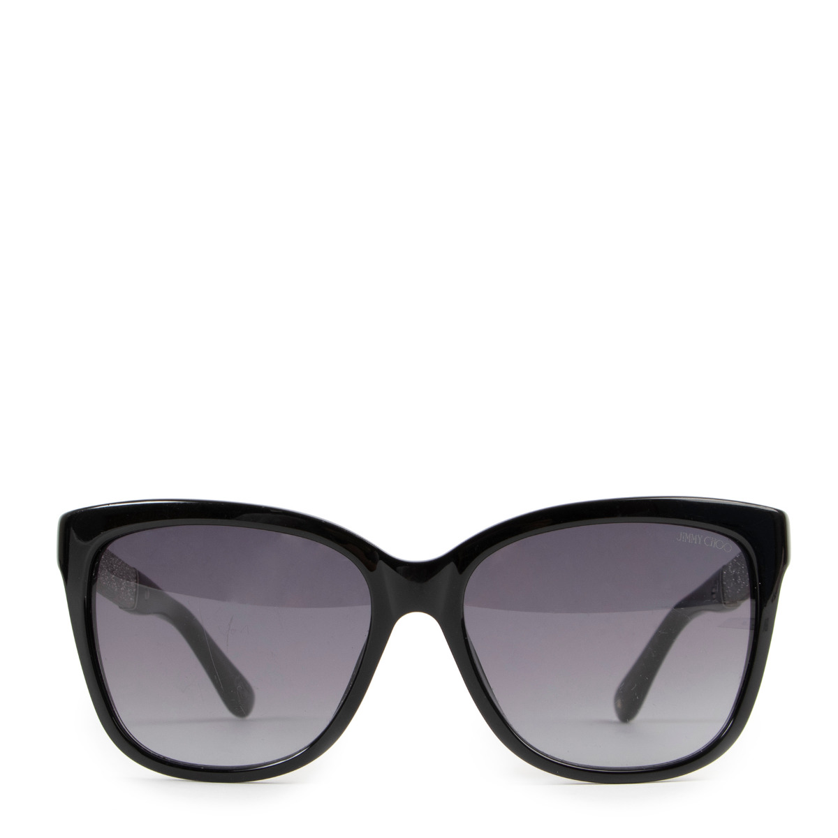 Jimmy Choo★素敵！Glitter Black Sunglasses Amazon.com: JIMMY CHOO Square Noemi Sunglasses DXF9O Black