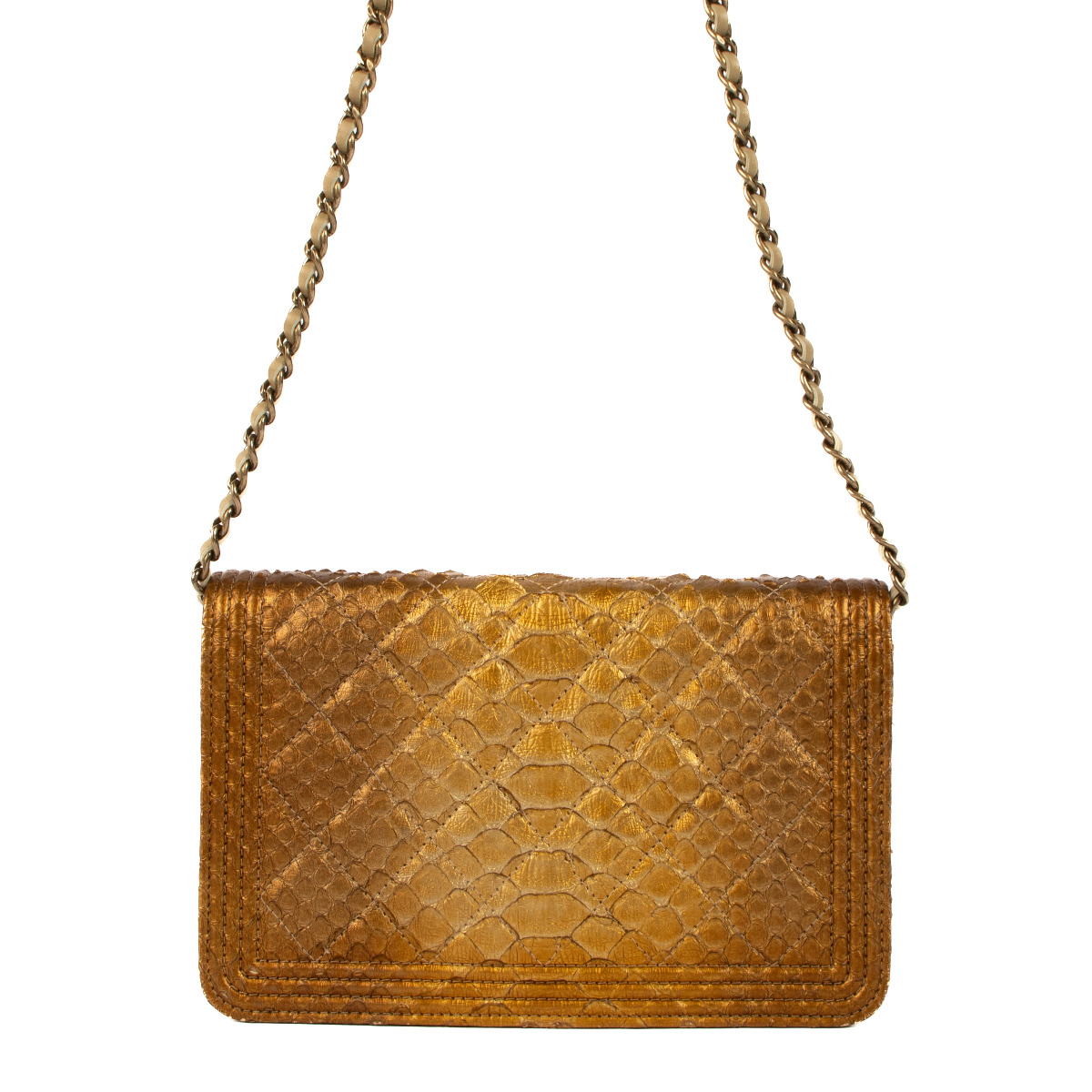 Chanel on sale python woc