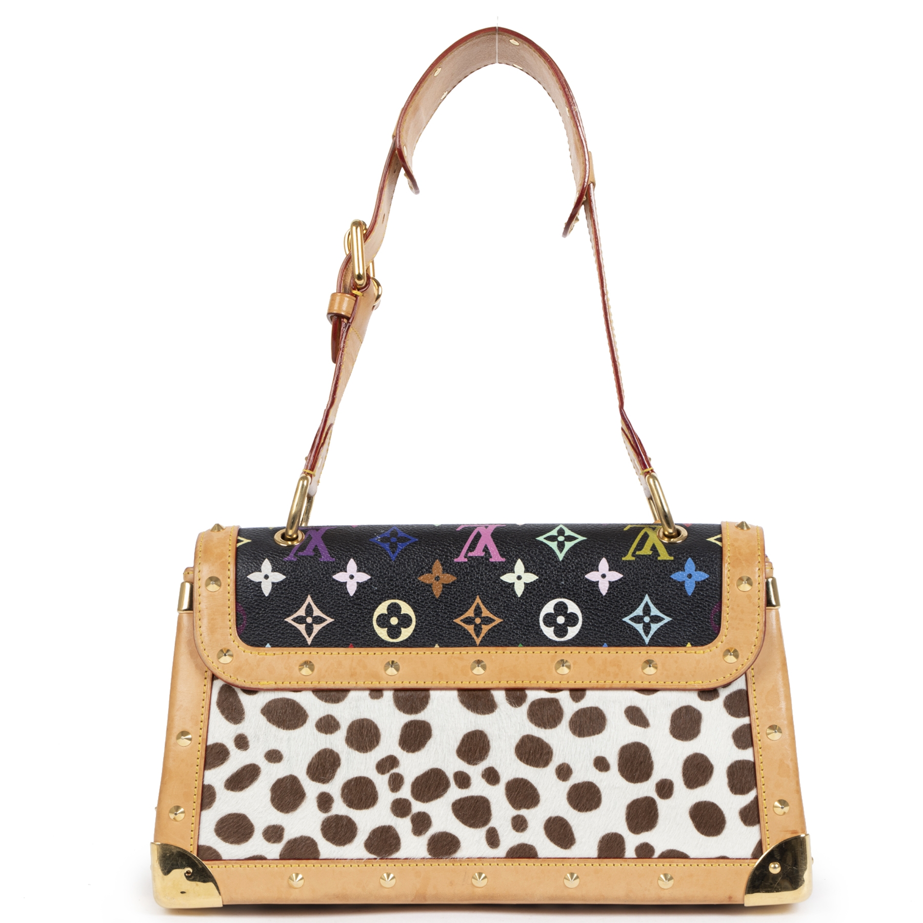 Louis Vuitton Sac Rabat Black Multicolor Monogram Dalmatian Bag