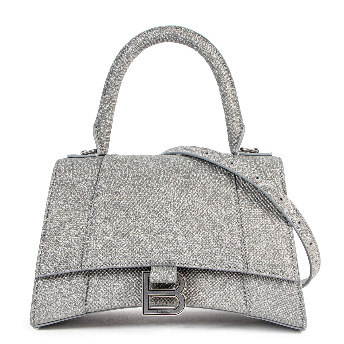 Silver outlet sparkly bag