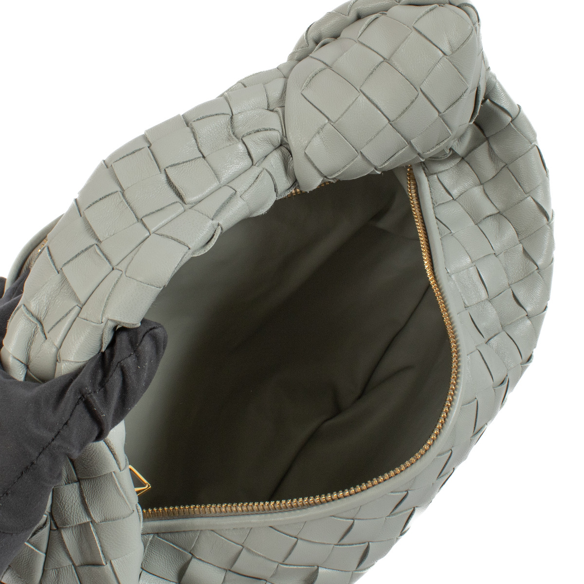 Bottega Veneta Agate Grey Teen Jodie Bag ○ Labellov ○ Buy