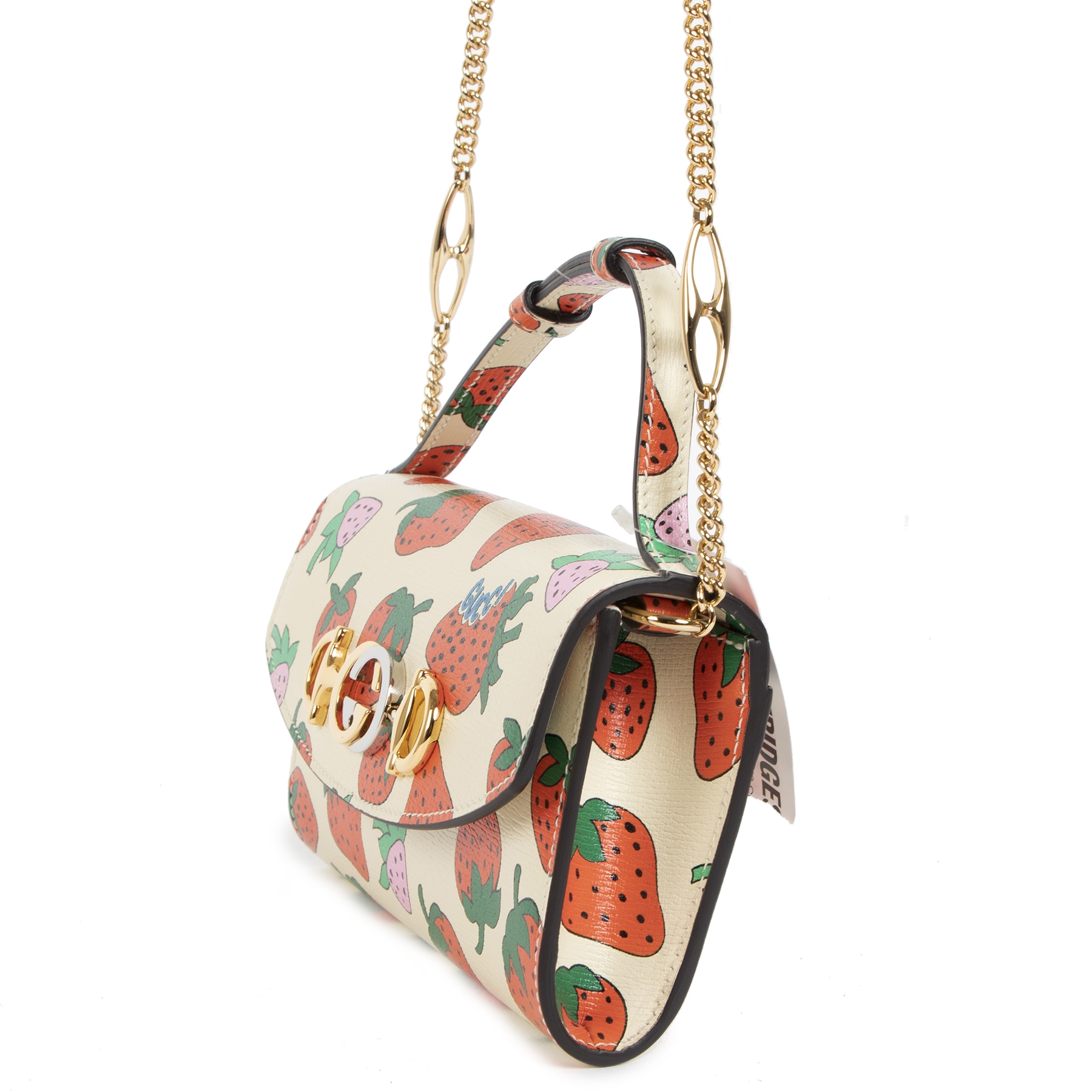 Gucci Zumi Strawberry Print Mini Bag Labellov Buy and Sell