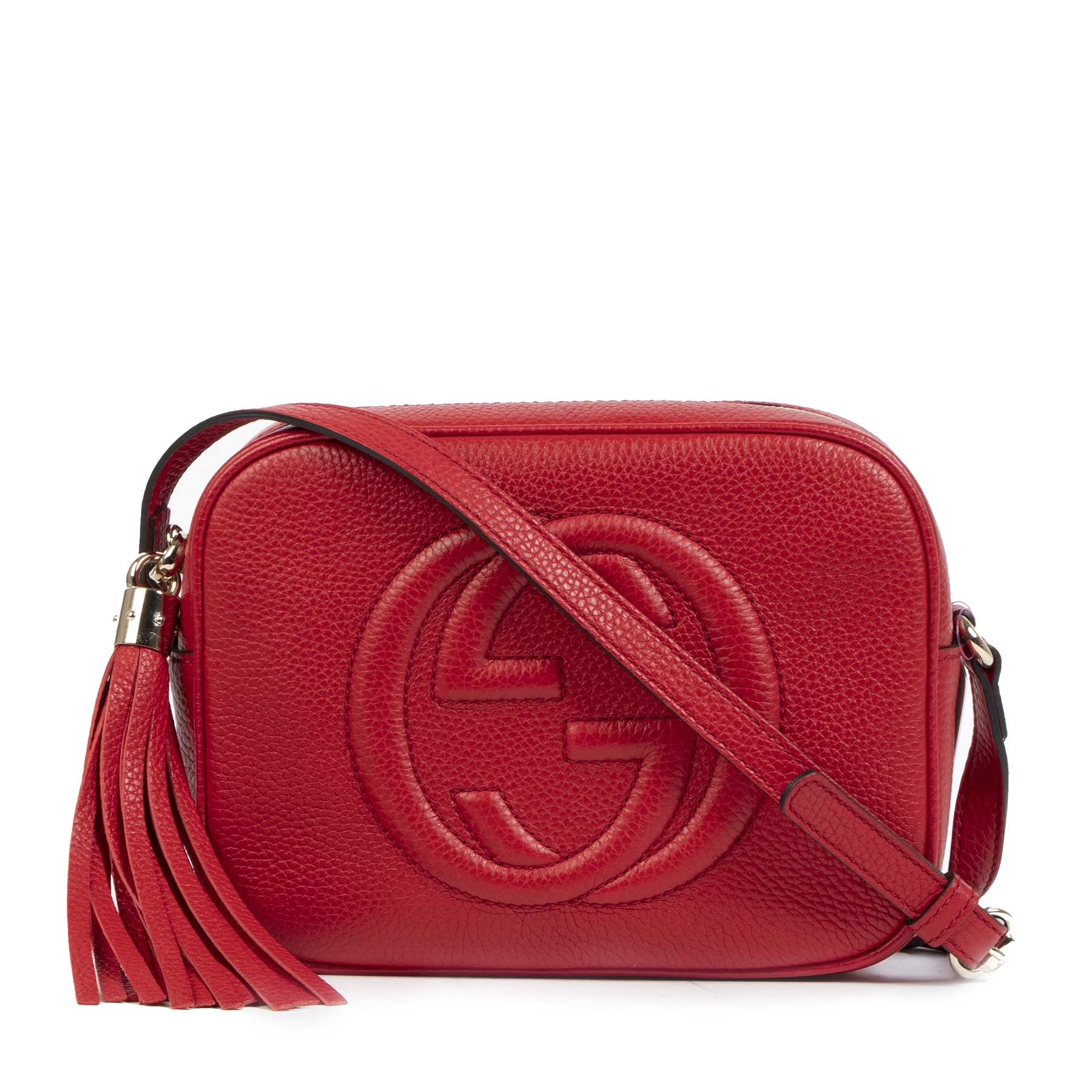 Gucci Soho Disco Red Crossbody Bag ○ Labellov ○ Buy and Sell Authentic  Luxury