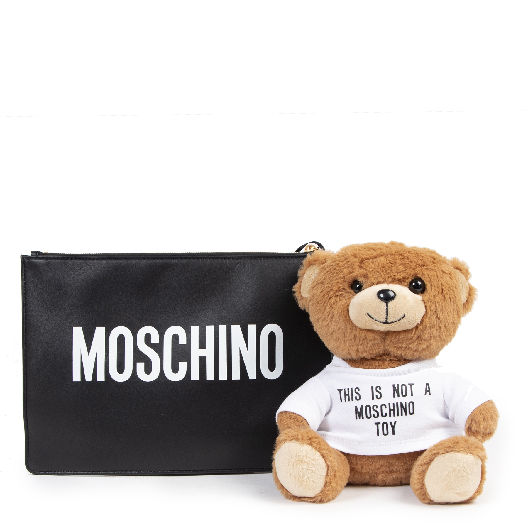 Moschino teddy bear clutch store