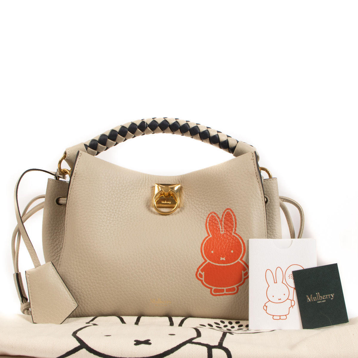 Mulberry X Miffy Collection Small Iris Silky Calf Bag