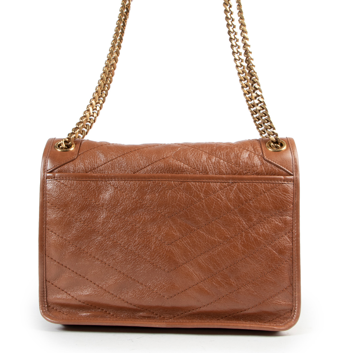 ショルダーバッグ・ポシェット SAINT LAURENT Camel Leather Large Niki Bag Saint Laurent Suede Shoulder Bag