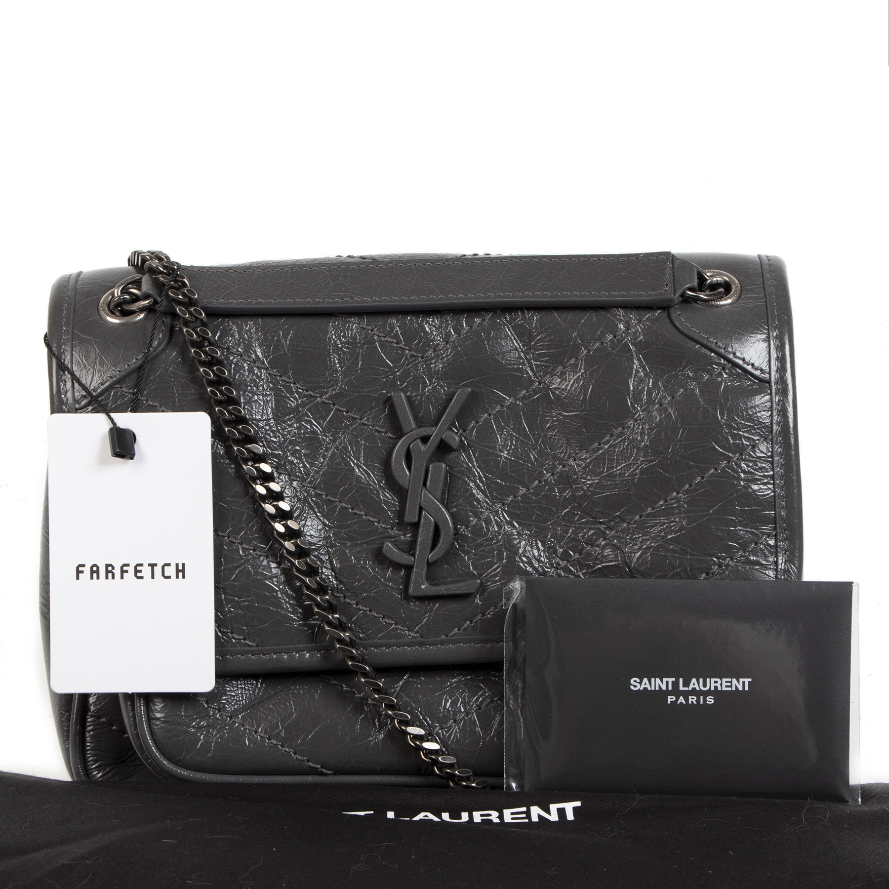 YSL【入手困難】大人気☆NIKI BABY CHAIN LEATHER BAG☆ 全色 YSL【入手困難】大人気☆NIKI BABY CHAIN LEATHER BAG☆ 全色