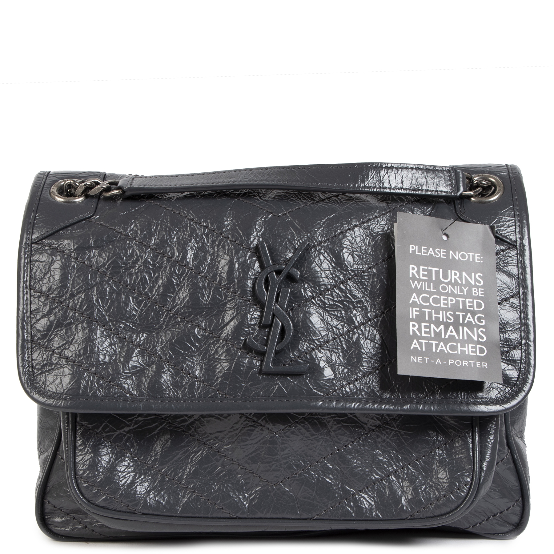 SAINT LAURENT Niki Saddle Bag 【新作 関税込】 Saint Laurent Niki Saddle Bag | Green | FARFETCH