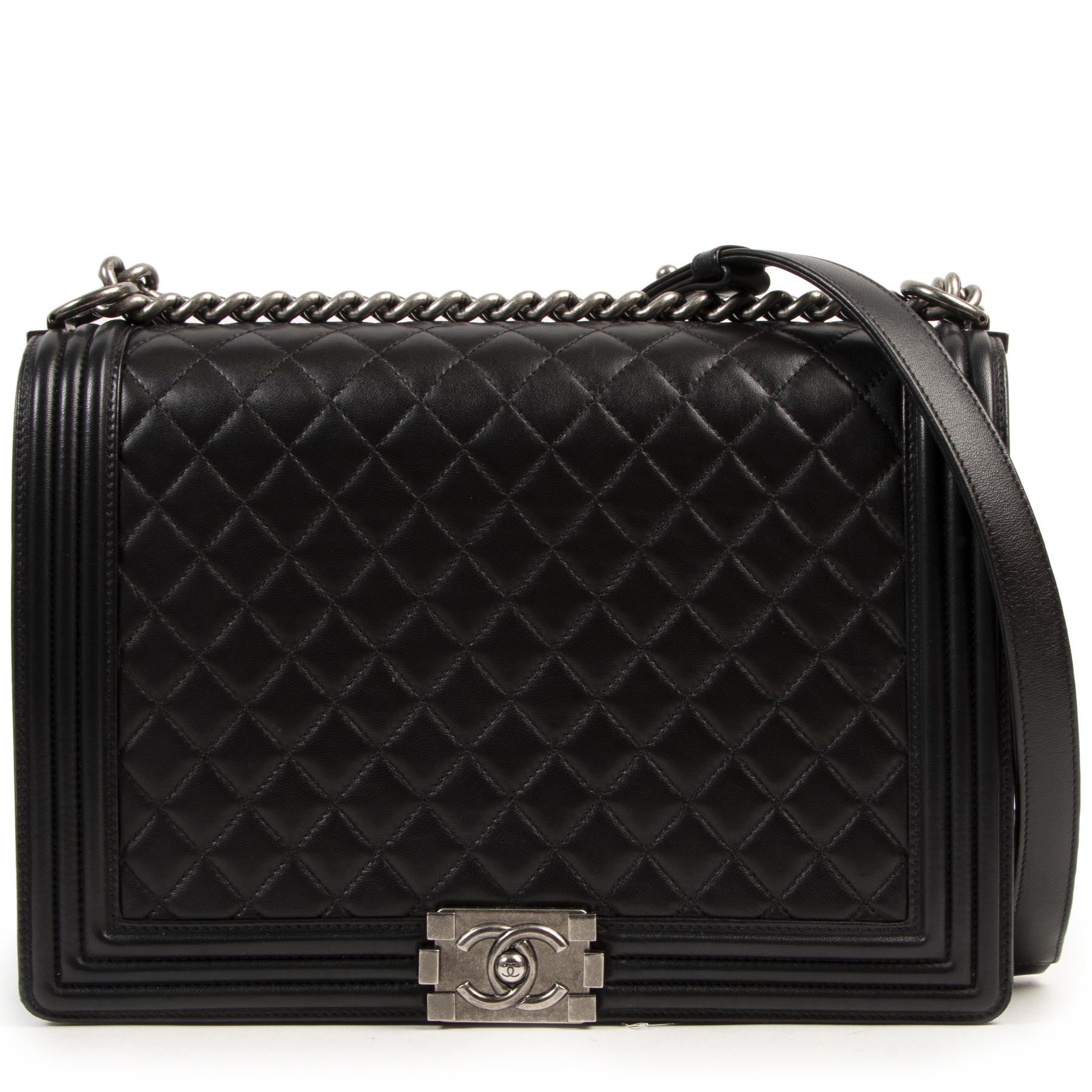 Chanel large clearance boy bag