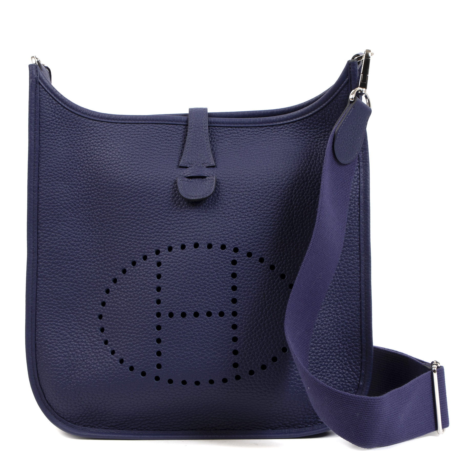 Herm s Bleu Encre Evelyne 29 Taurillon Clemence Bag Labellov