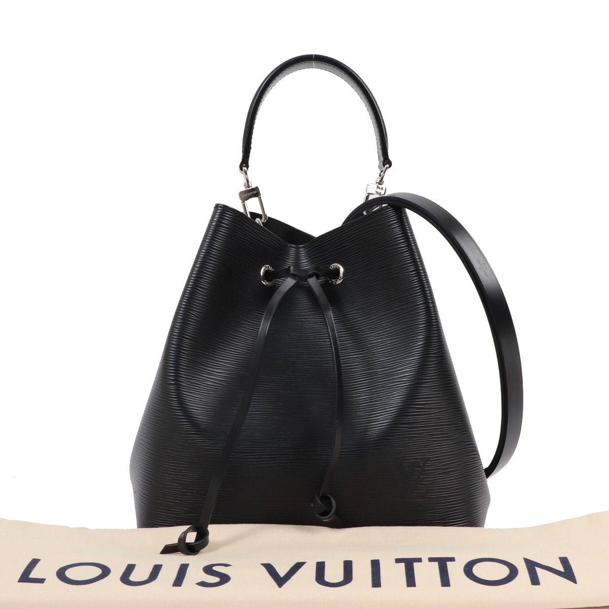 Néonoé Louis Vuitton NeoNoe MM Black Leather ref.572758 - Joli Closet