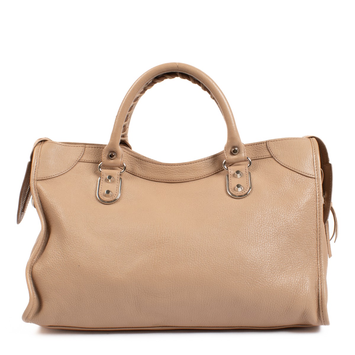 BALENCIAGA ベージュ ザシティ BALENCIAGA バレンシアガ バッグ ザ・シティ ベージュ レザー