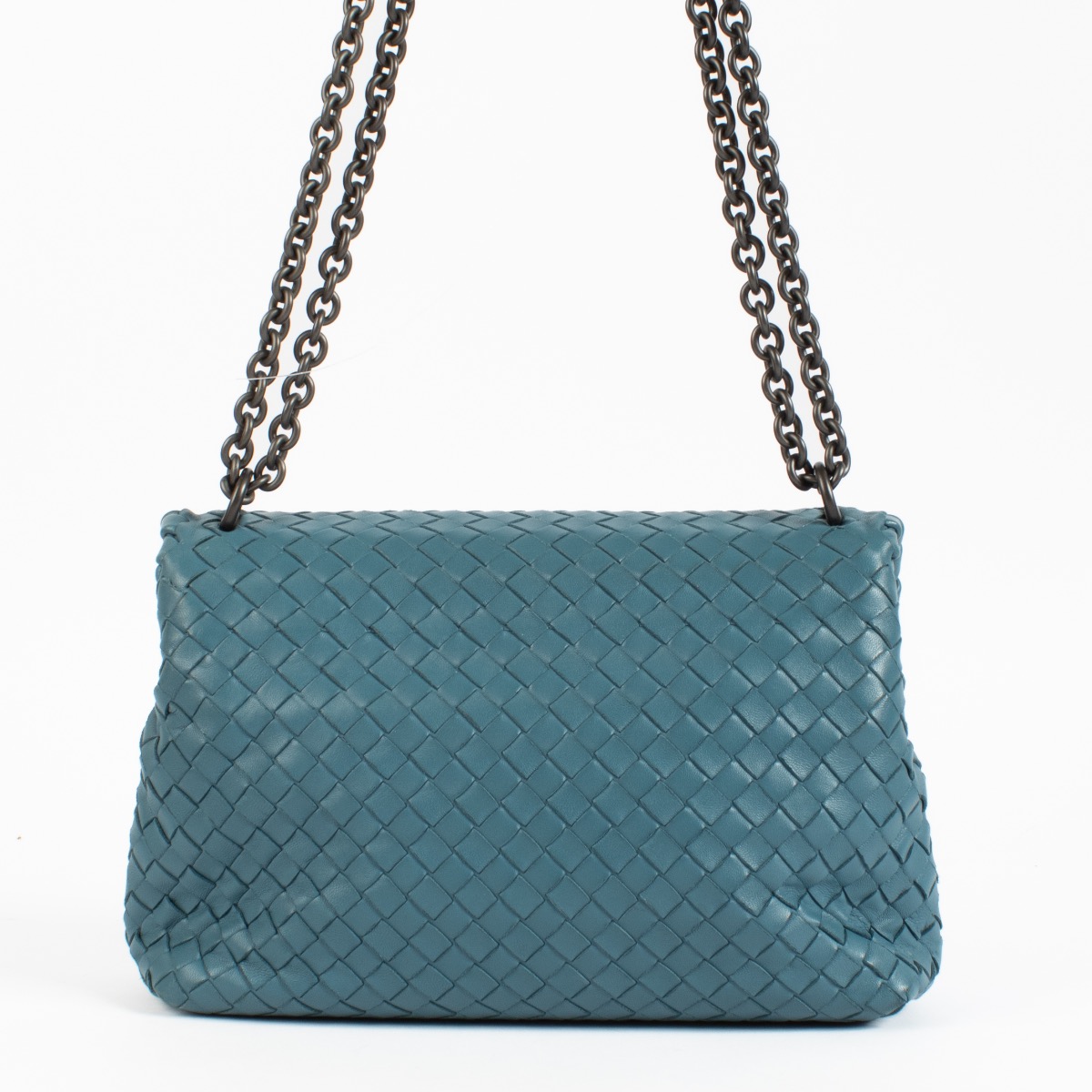Bottega Veneta Blue Olimpia Crossbody Bag ○ Labellov ○ Buy
