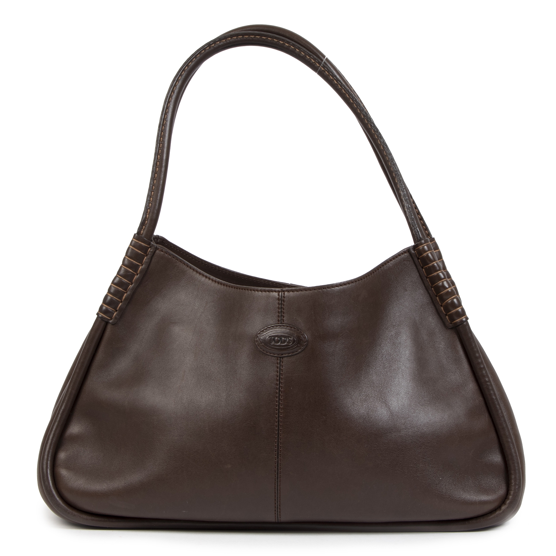 TOD’S Brown Leather Hobo Shoulder Bag Tod's Mini Leather Di Hobo Bag | Neiman Marcus