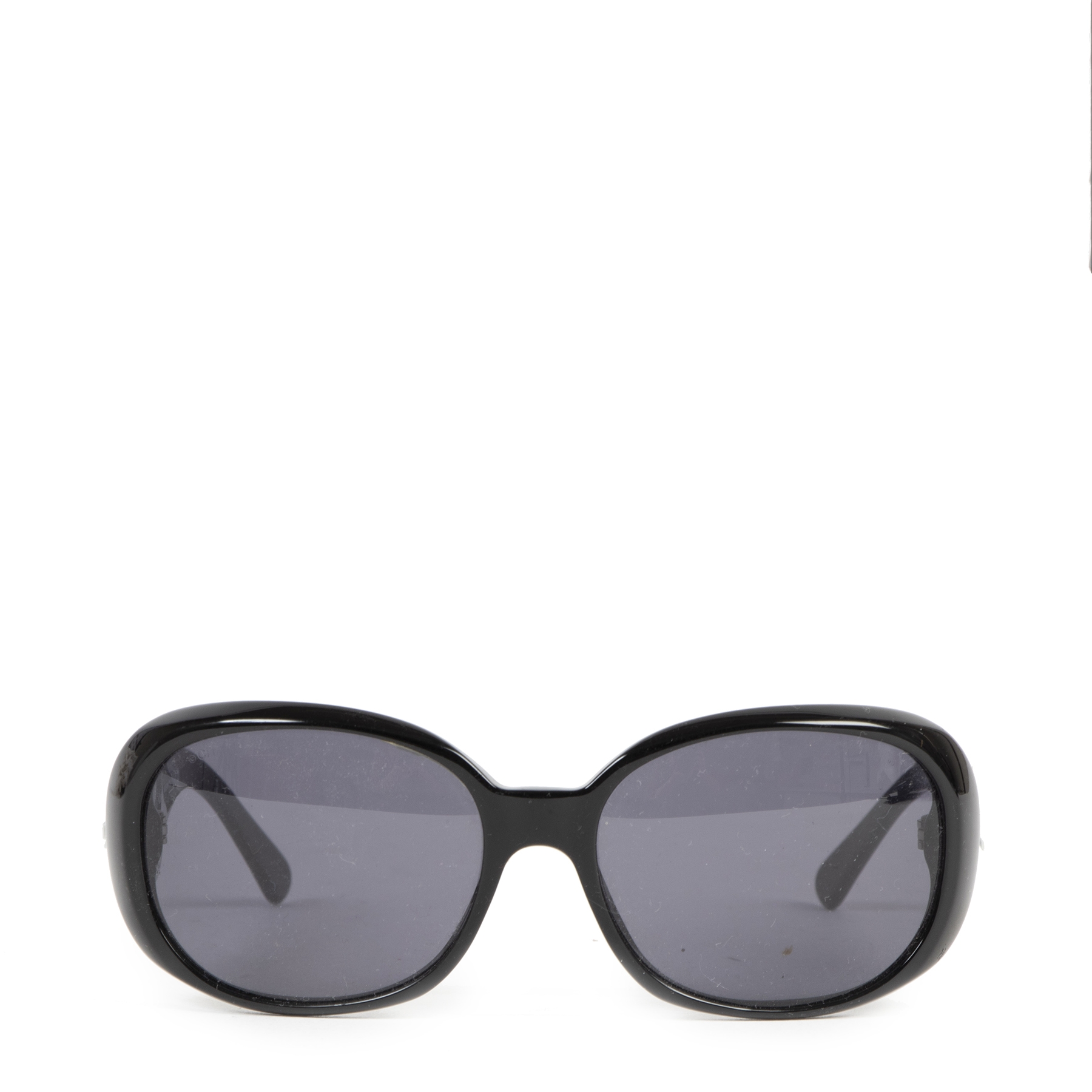 Chanel Black Camellia Flower Sunglasses ○ Labellov ○ Buy and