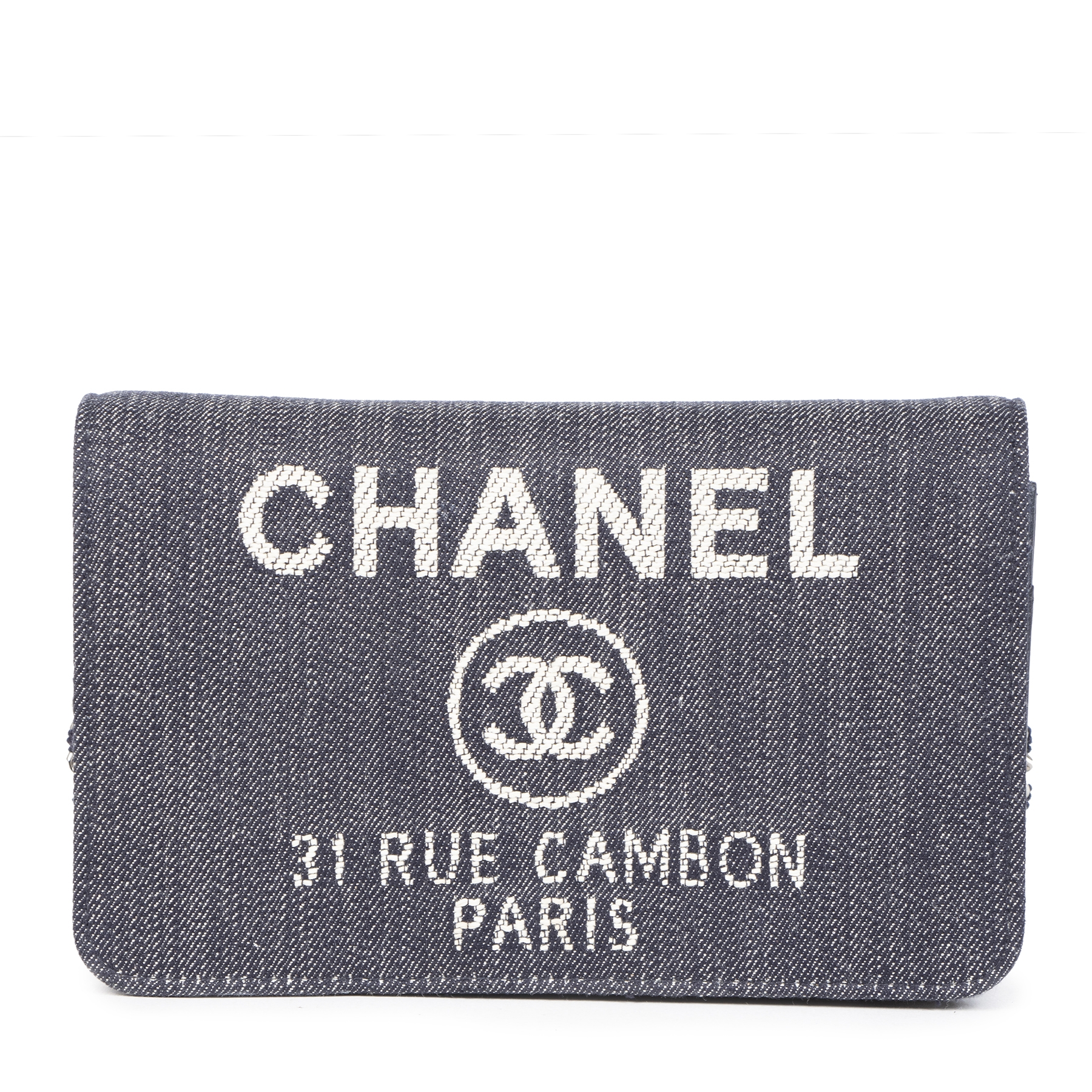 シャネル デニム 長財布 31 RUE CAMBON PARIS シャネル 財布 二つ折り デニム 長財布 デニム 【極美品】正規品