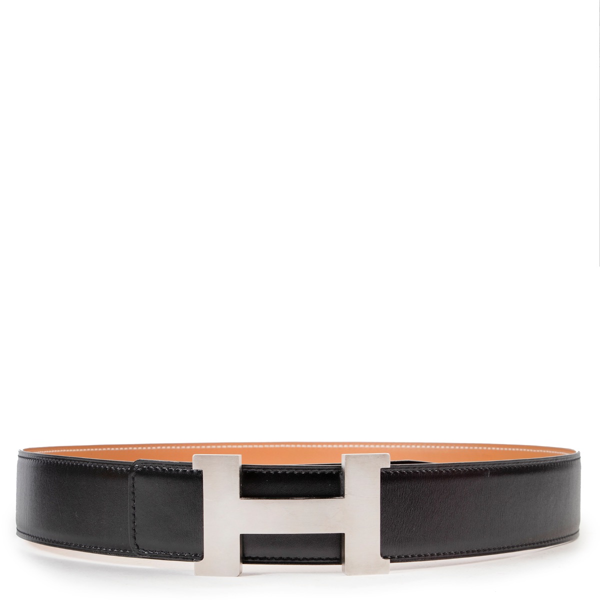 Black Hermes Reversible Constance Belt, RvceShops Revival