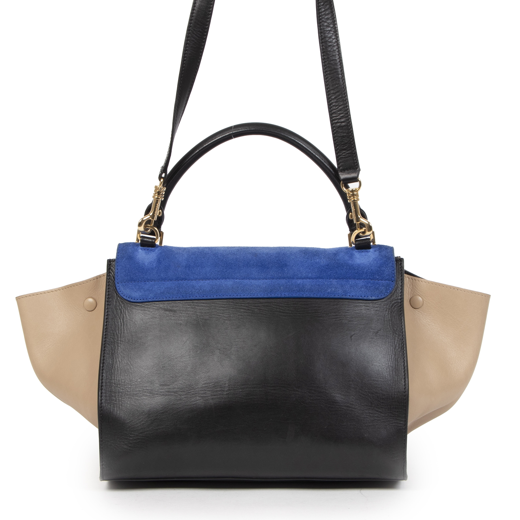 Celine tricolor trapeze best sale bag