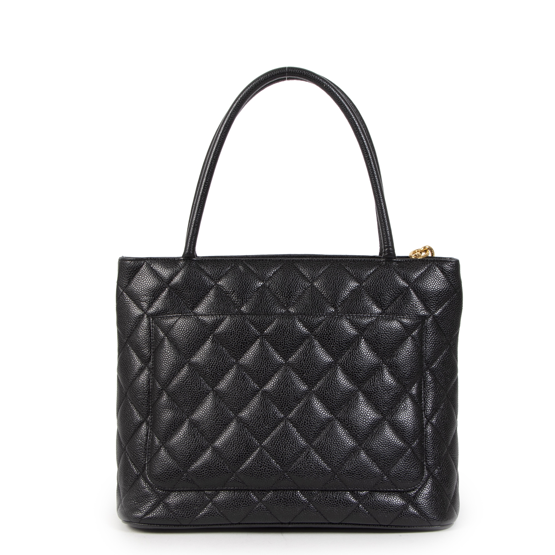 Chanel black caviar tote outlet