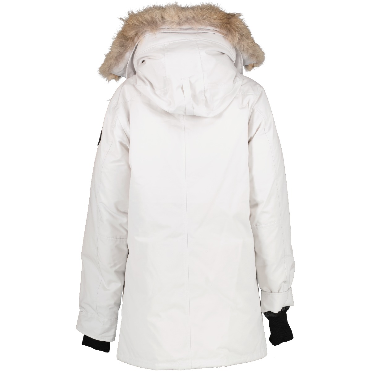 Canada Goose Womens White Jacket With Canada Goose On Back NWT