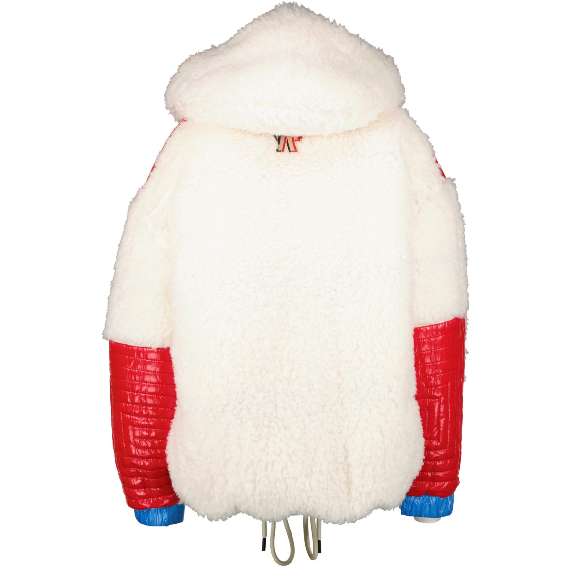 Moncler Grenoble Blue White Reversible Hufi Down Jacket size 1