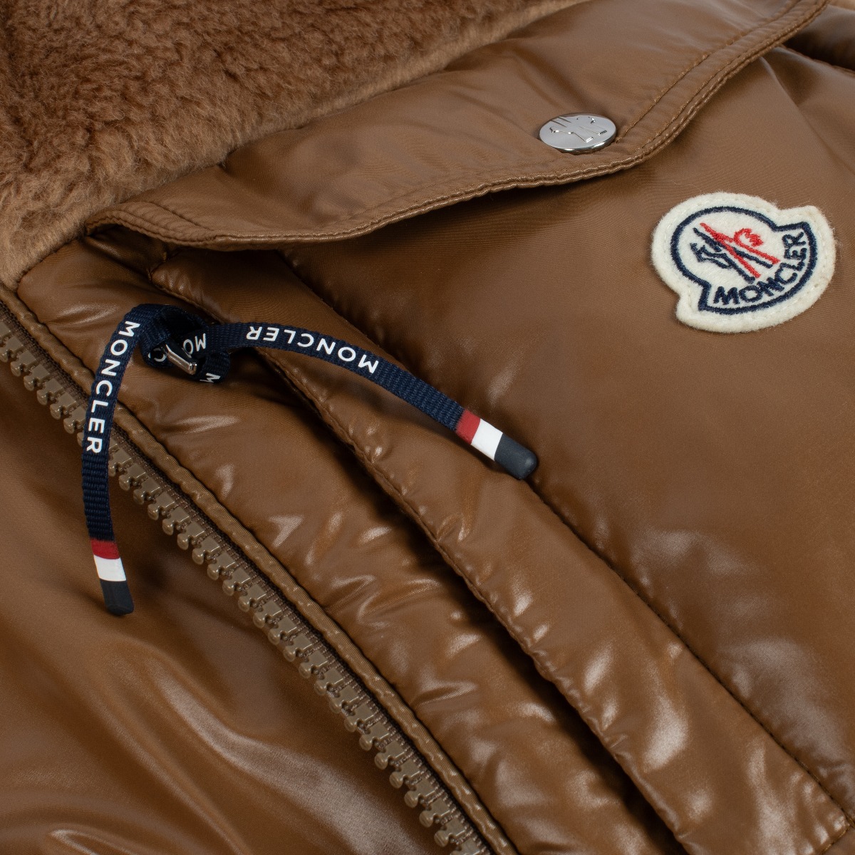 Moncler Brown Thymelee Short Down Jacket ○ Labellov ○ Buy and