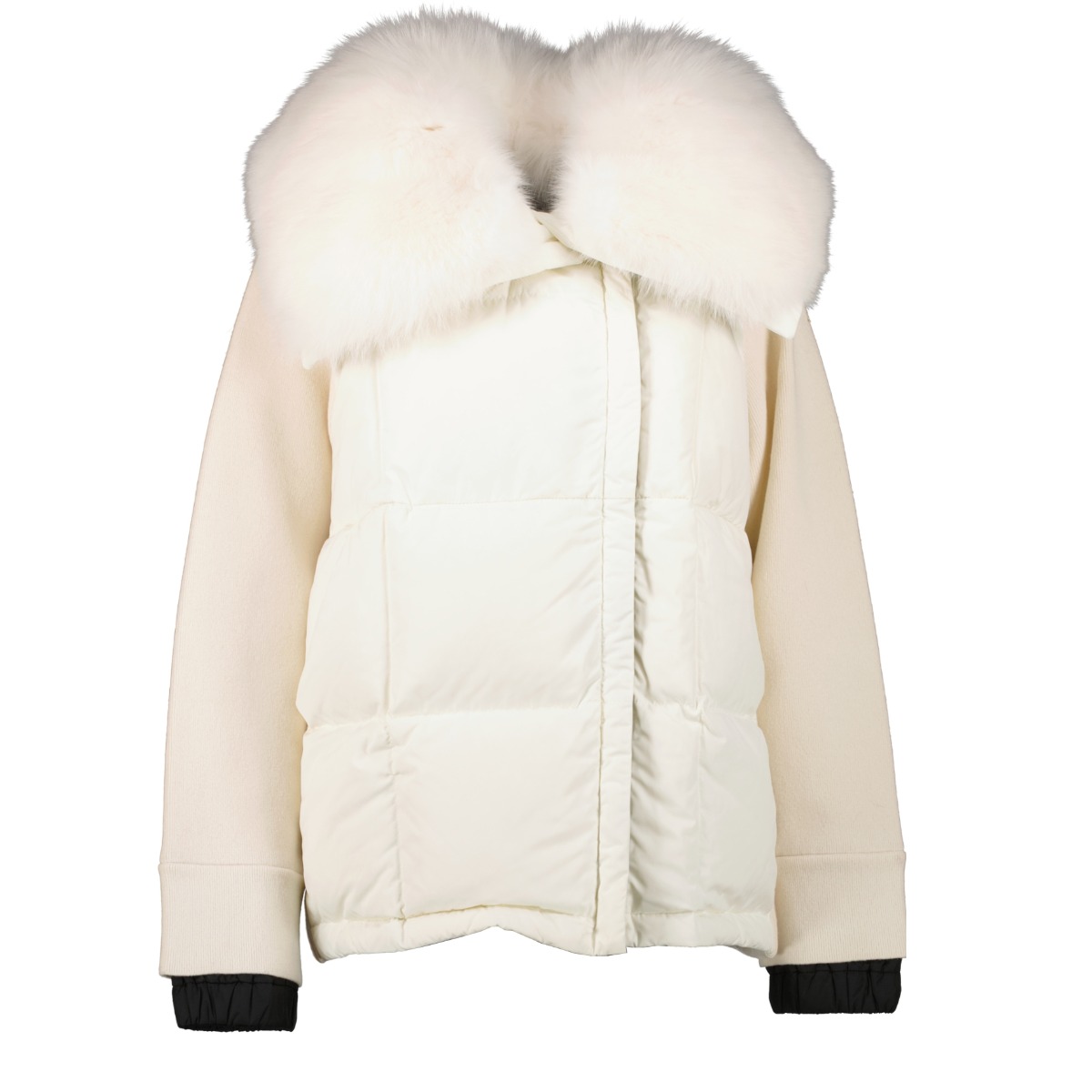 Moncler shearling coat sales
