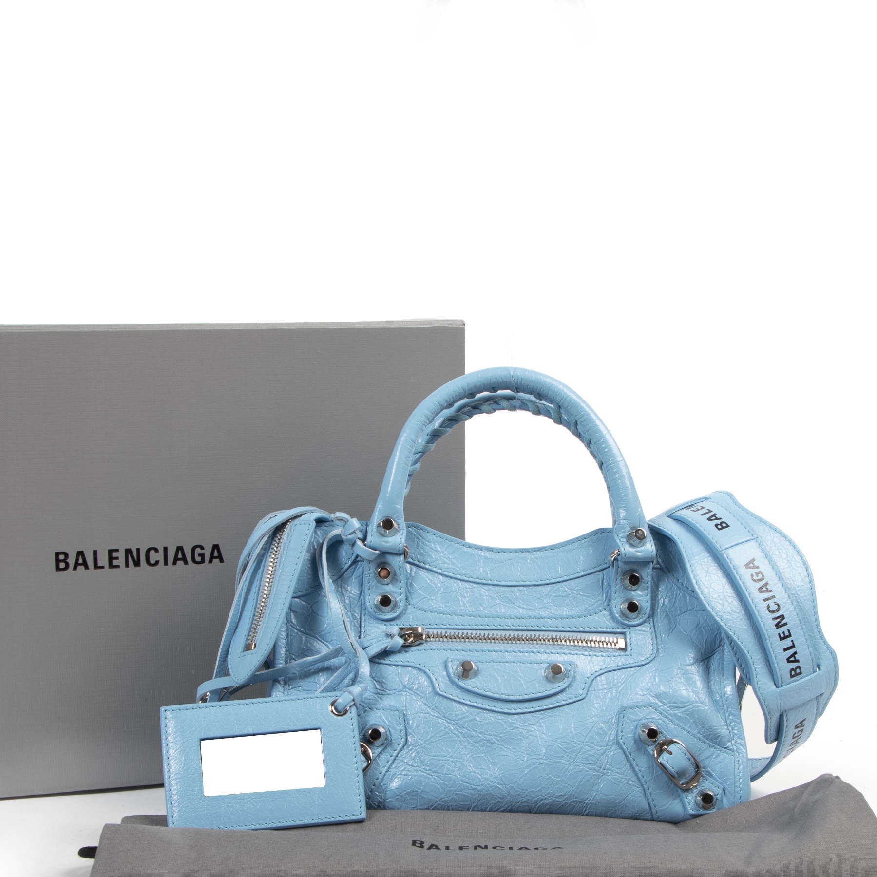 Balenciaga mini blue deals
