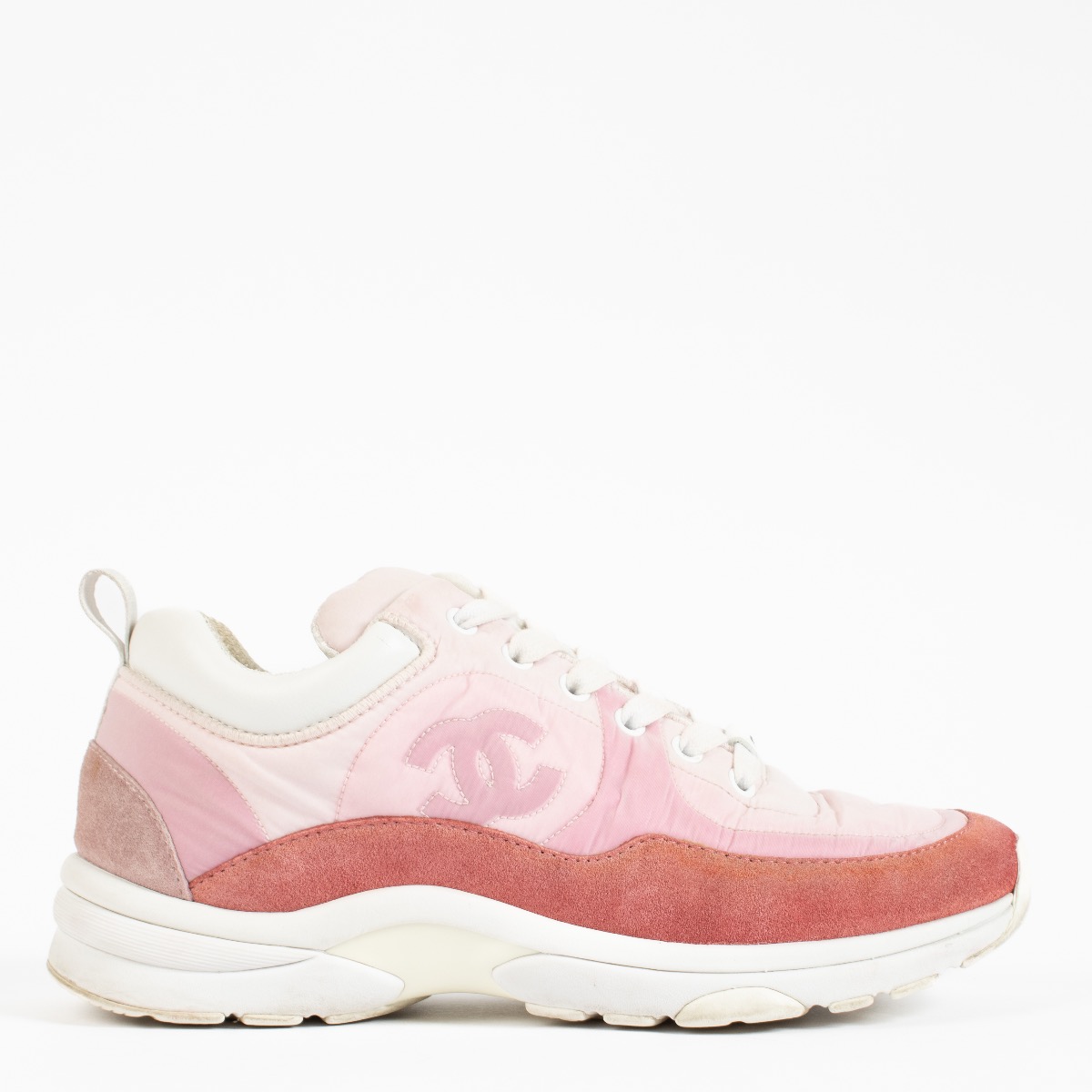 Chanel Pink Sneakers Size 37 ○ Labellov ○ Buy and Sell