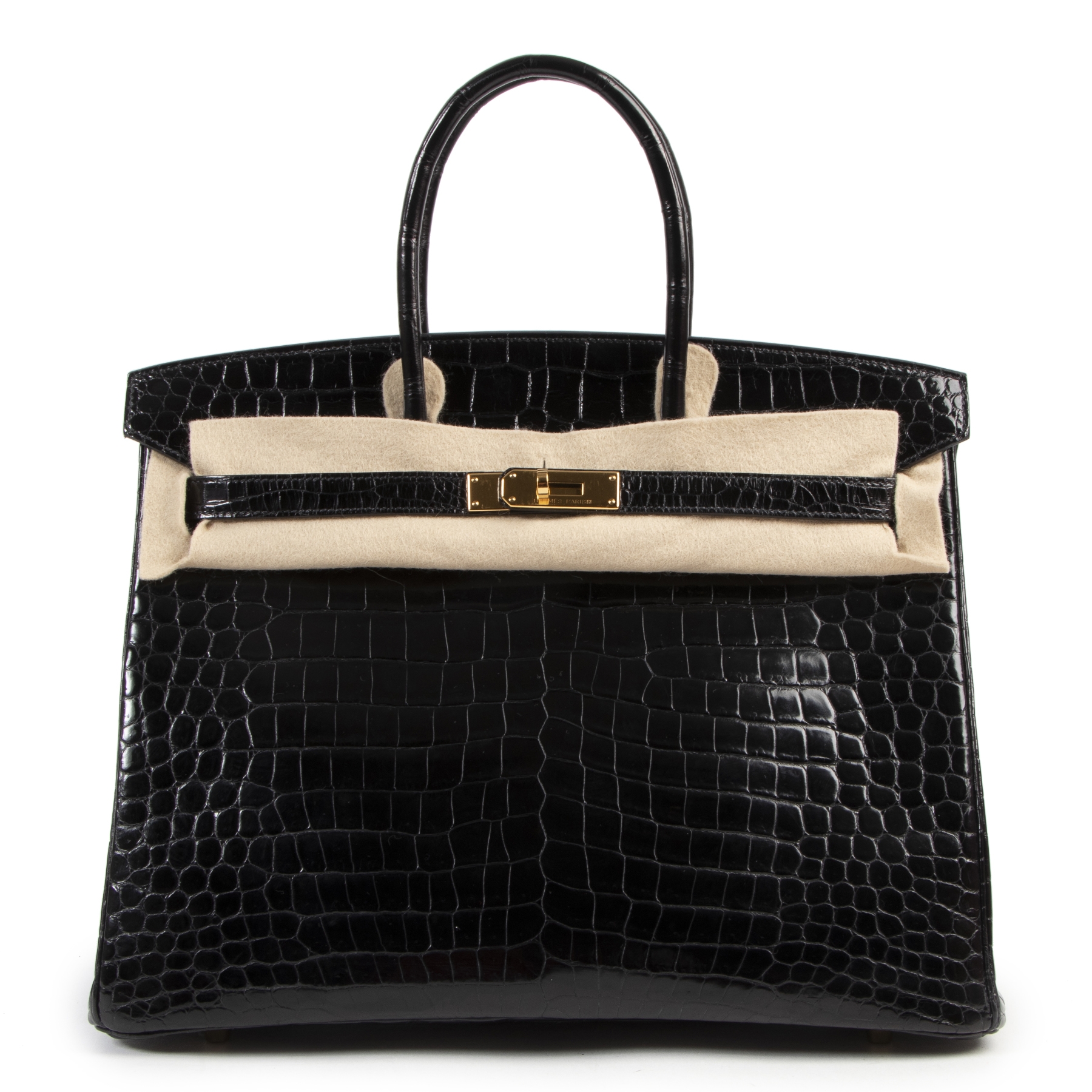 Birkin 35 Crocodile Niloticus Marron