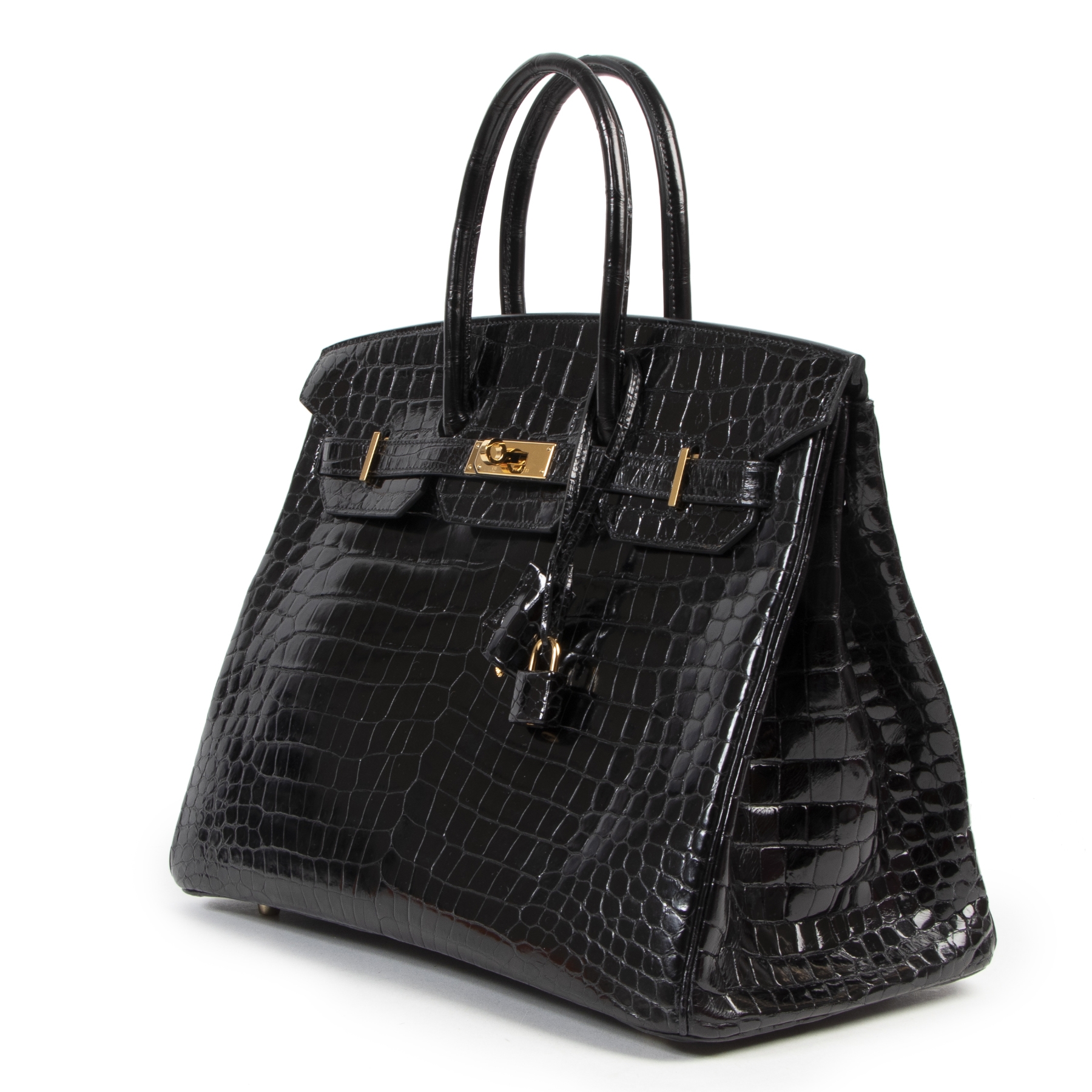 Hermès Birkin 35 Alligator Beton Bag PHW