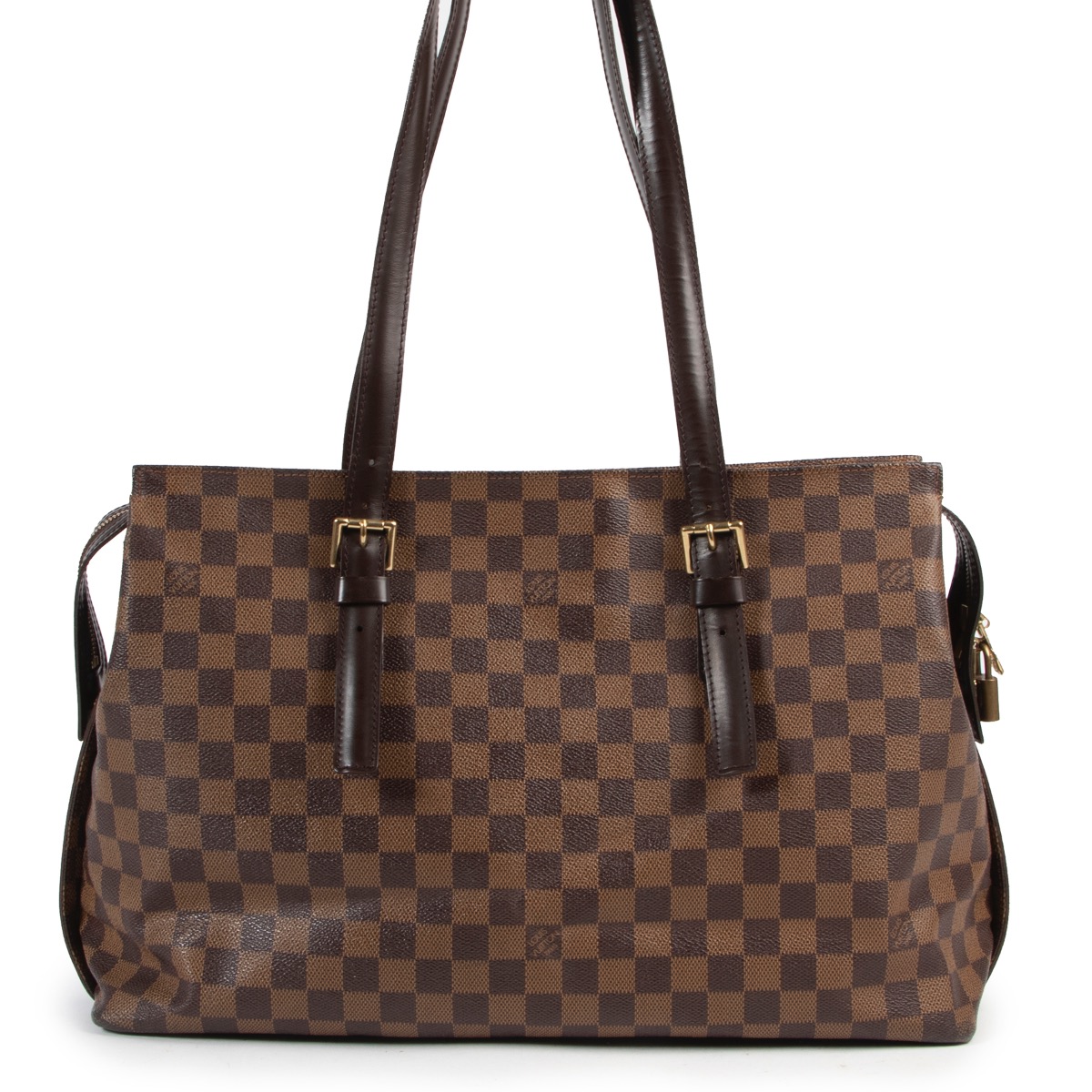 【希少】 LOUIS VUITTON Damier Ebene Chelsea Vintage バッグ Louis Vuitton Damier Ebene Chelsea Tote Handbag – ShopCGX
