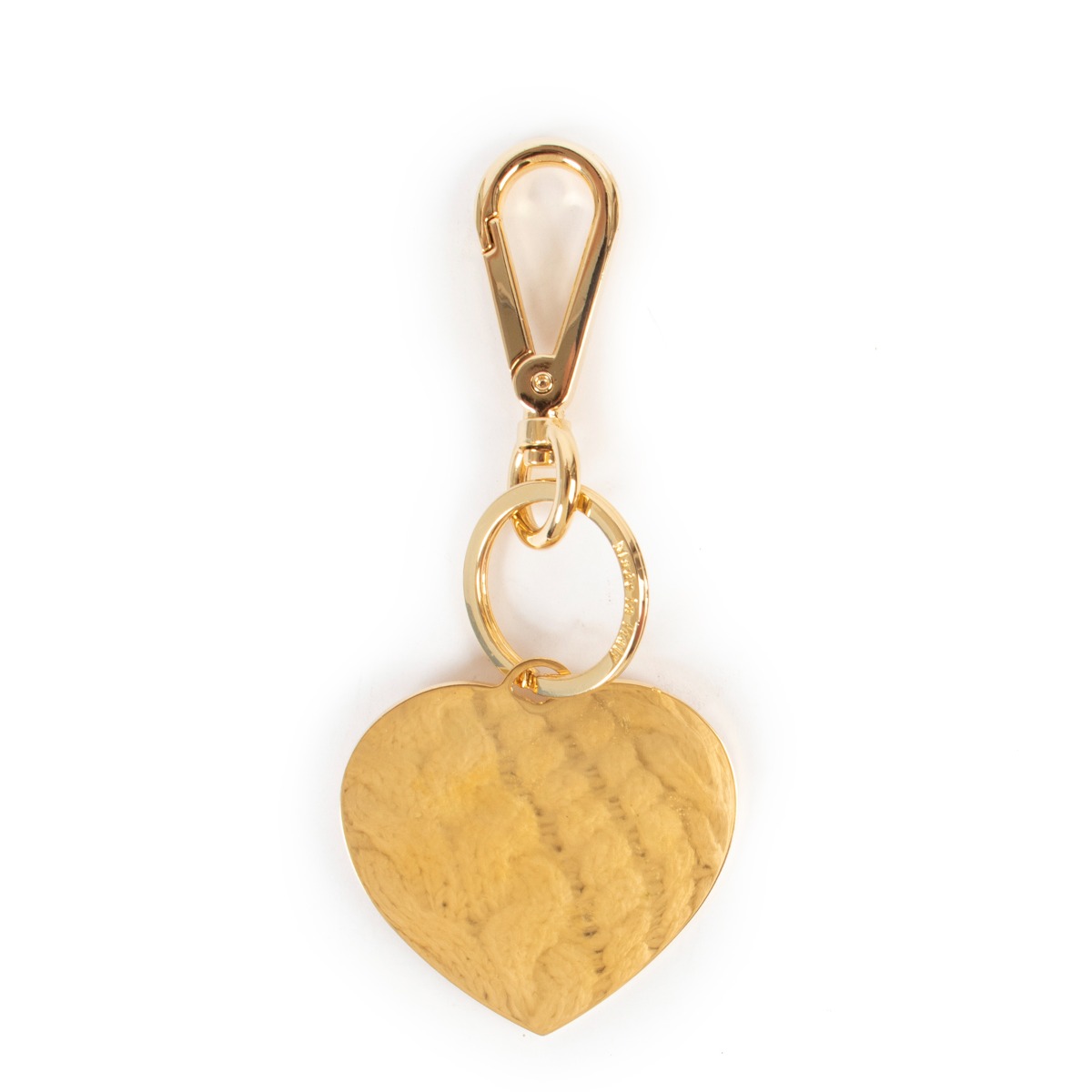 【関税込み】Moschino ゴールド Heart Lock リング 1711_moschino_gold_heart_keych