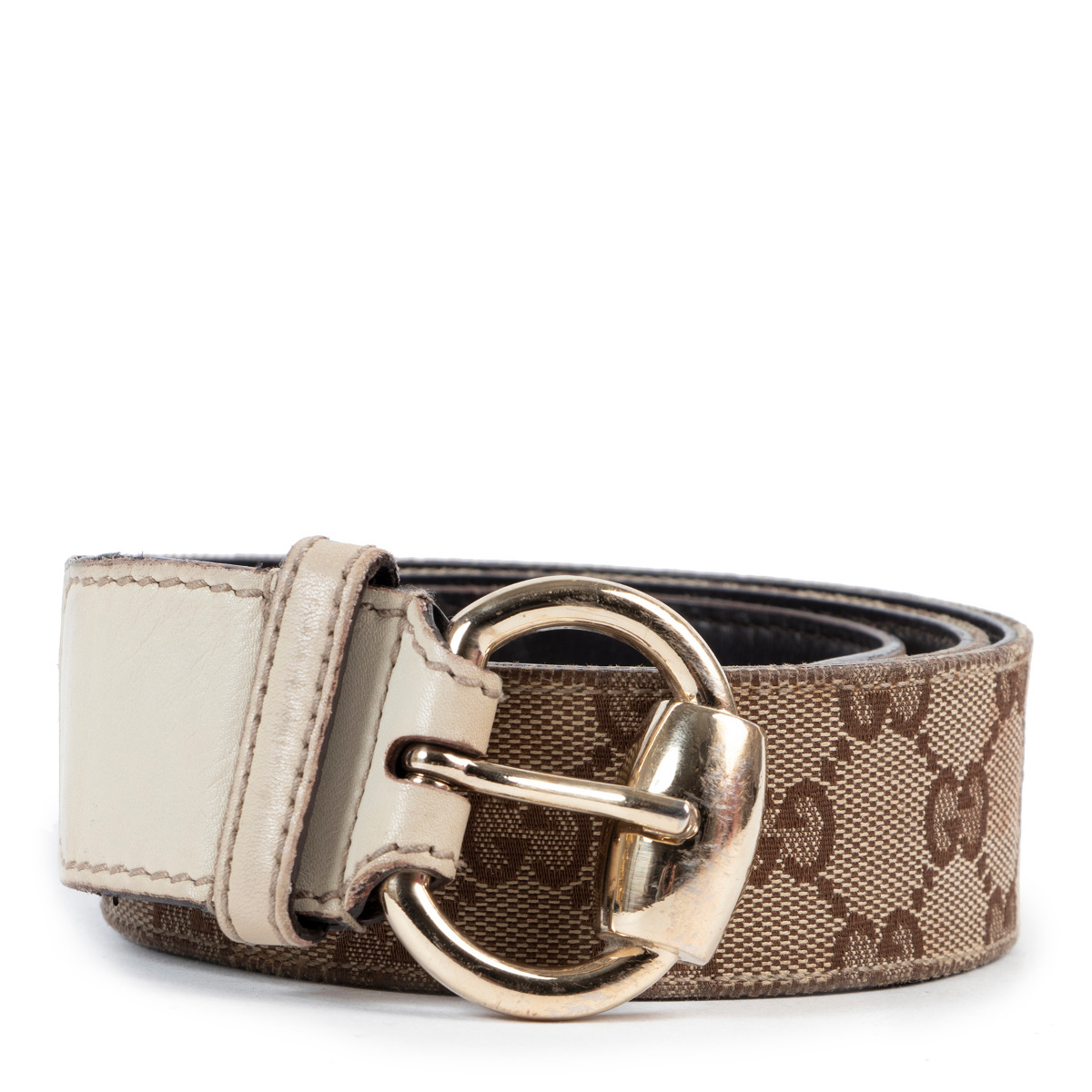 gucci monogram belt