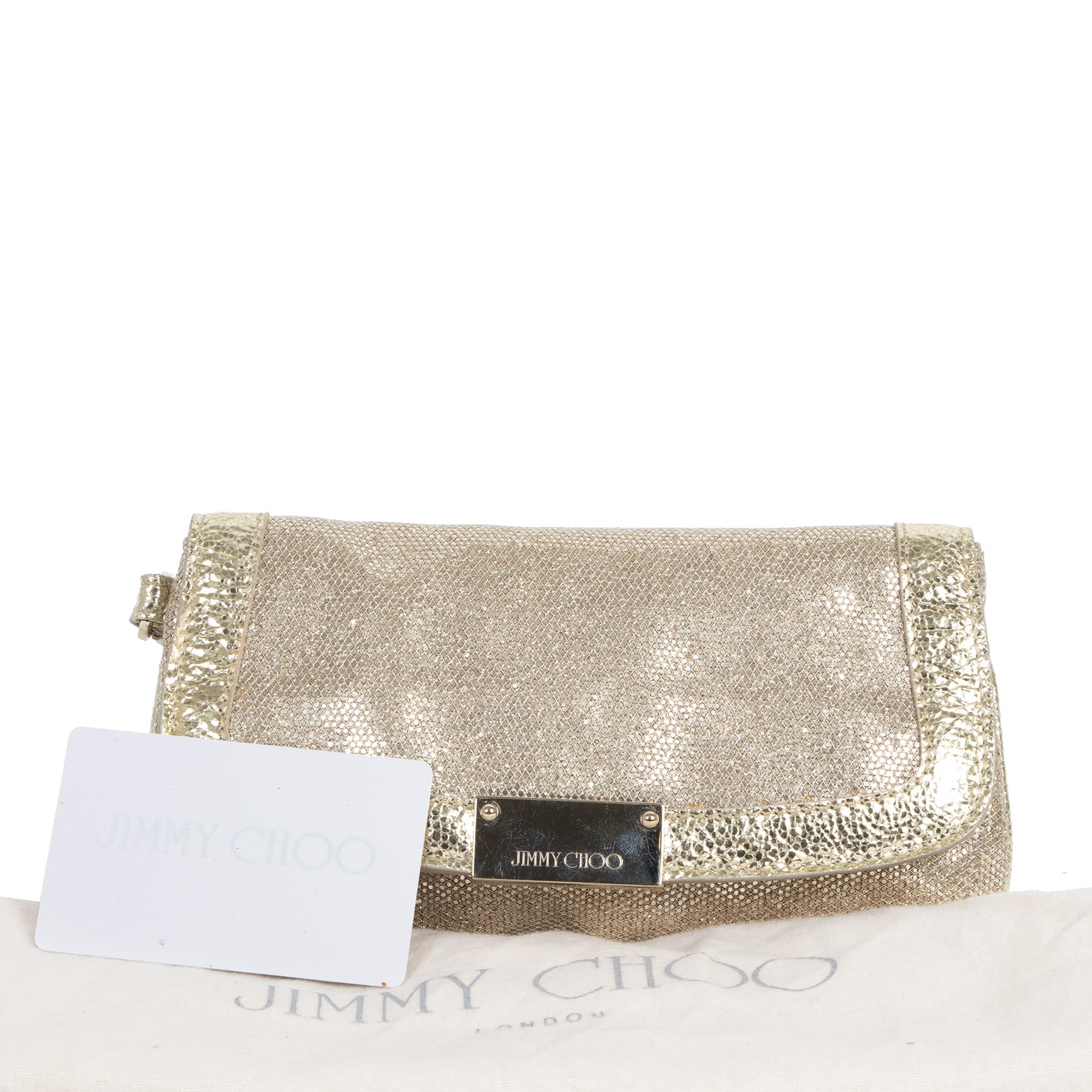 Jimmy choo clearance glitter clutch bag