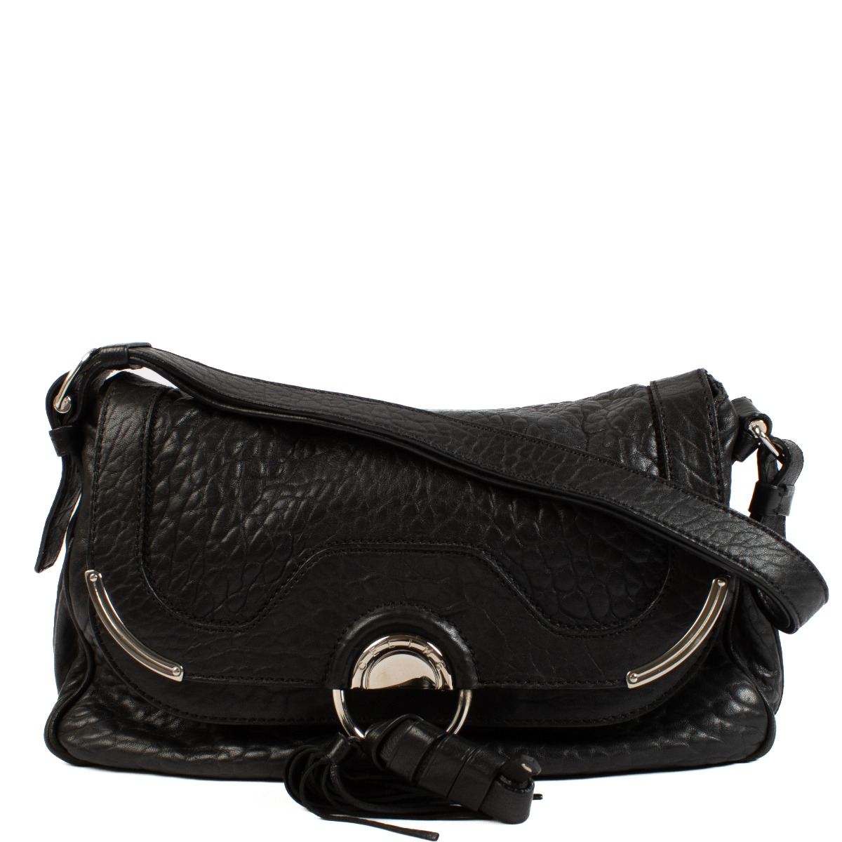 1740_celine_black_leather_shou