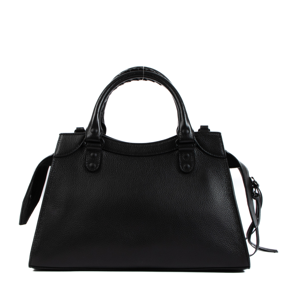 Balenciaga Black Nylon Neo Classic Medium Shoulder Bag
