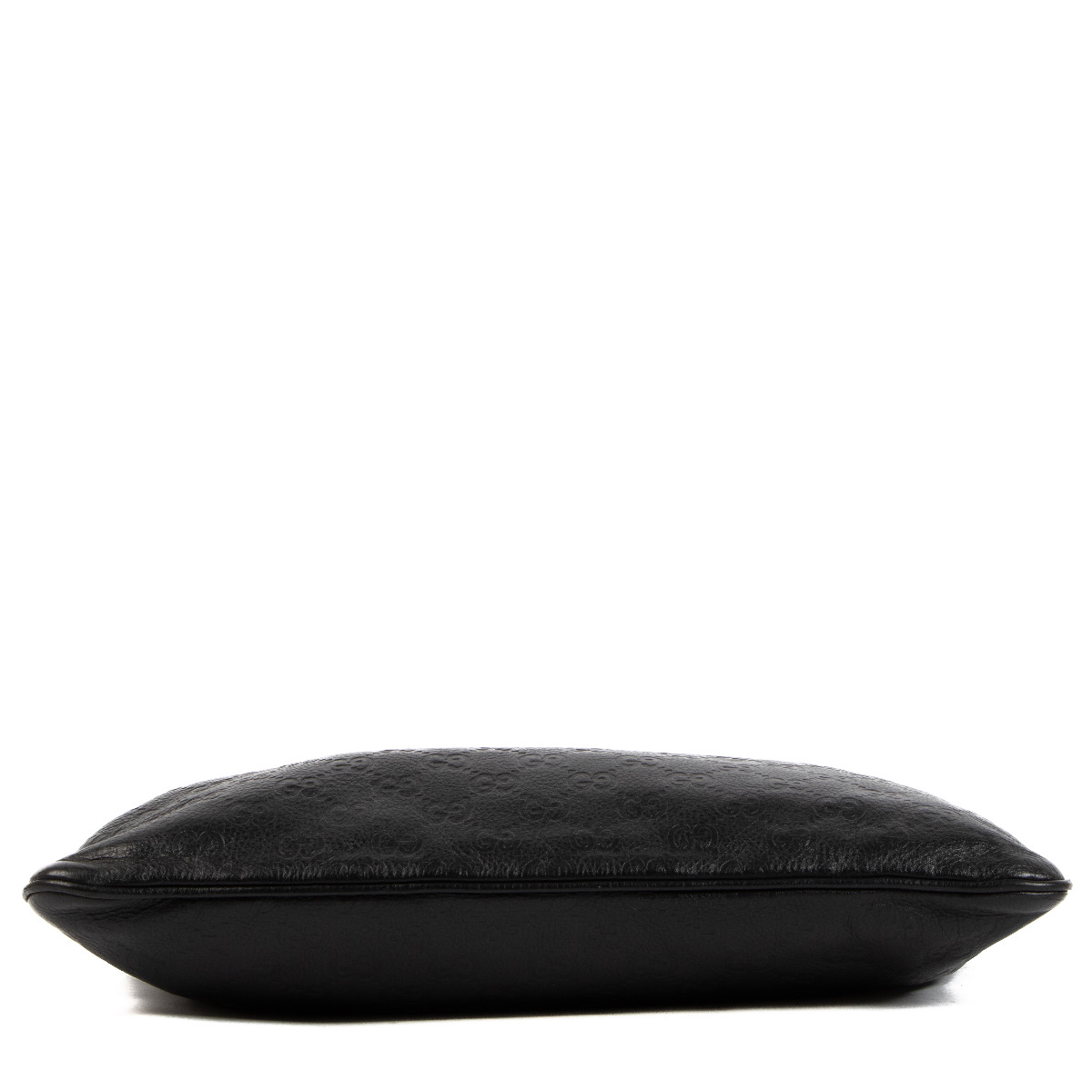 Gucci Black Guccissima Leather Messenger Bag ○ Labellov