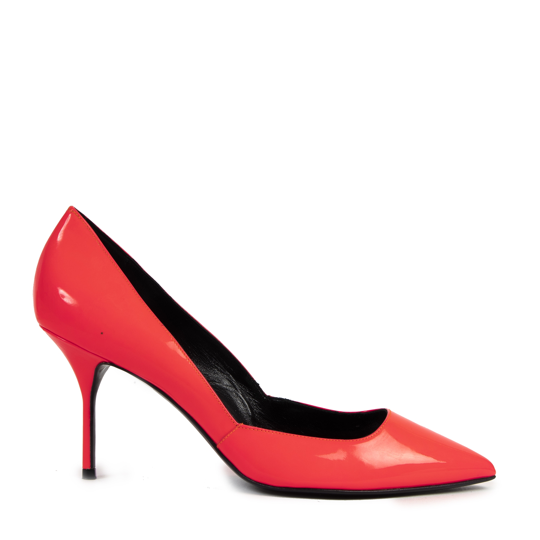 Pierre Hardy Pink Patent Leather Heels Size 39 Labellov Buy and Sell Authentic Luxury