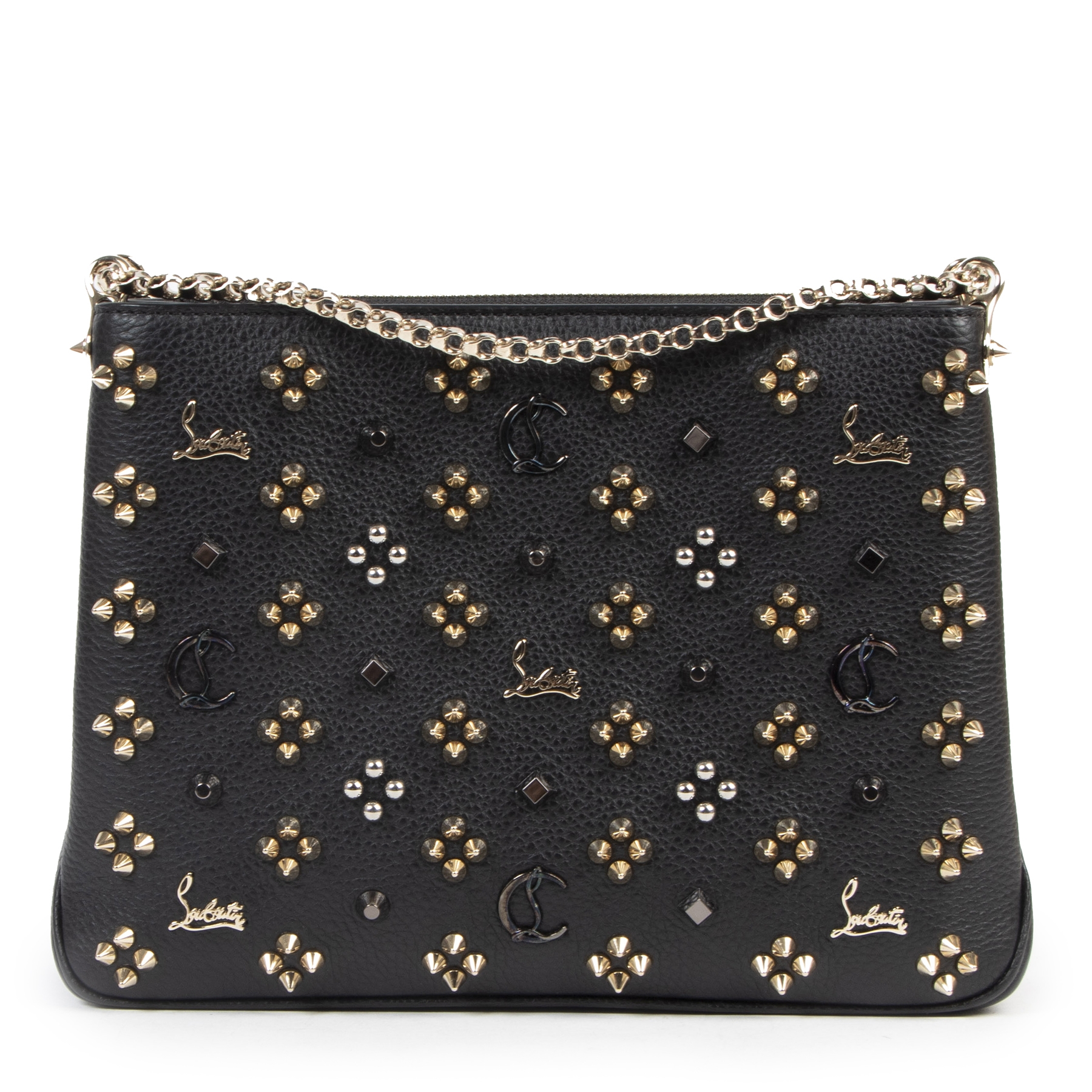 Christian Louboutin Triloubi Triple-Gusset Spiked Large